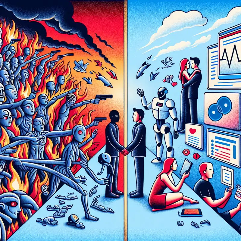 "On the Brink: Online Calls for Civil War, AI Employment Impacts, and Ethical Concerns in Digital Romance"