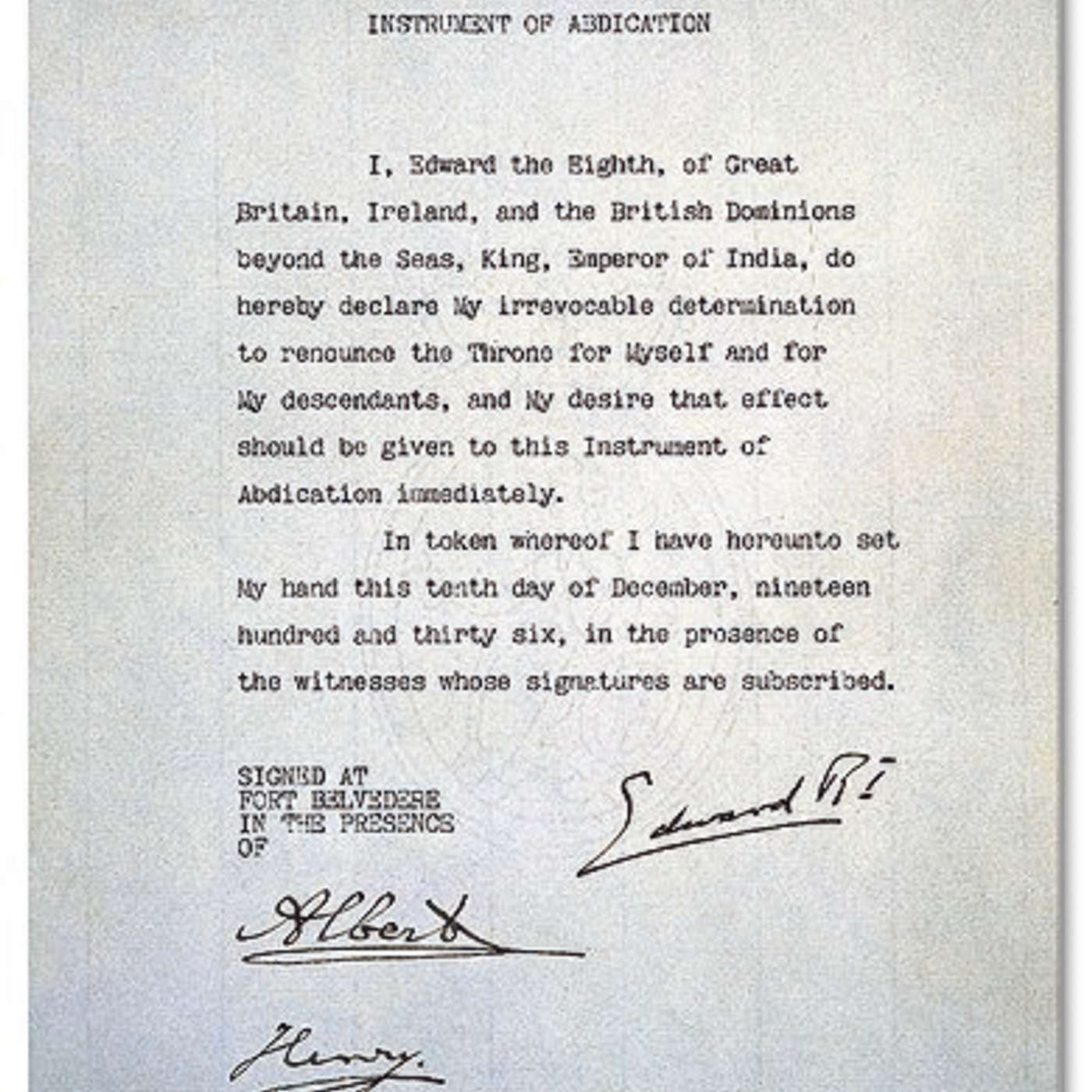 "Impossible to carry" - part 7 of our series on the Abdication crisis