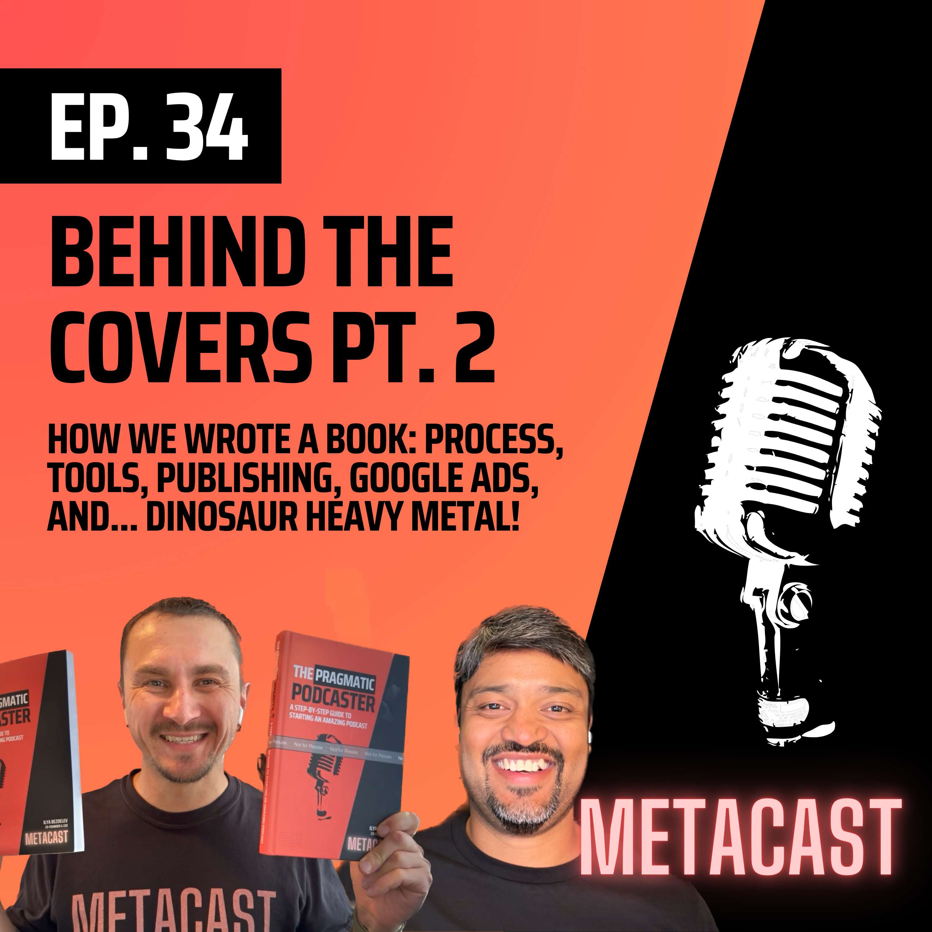 34. How we wrote the book part 2: process, tools, publishing, ads... - podcast episode cover