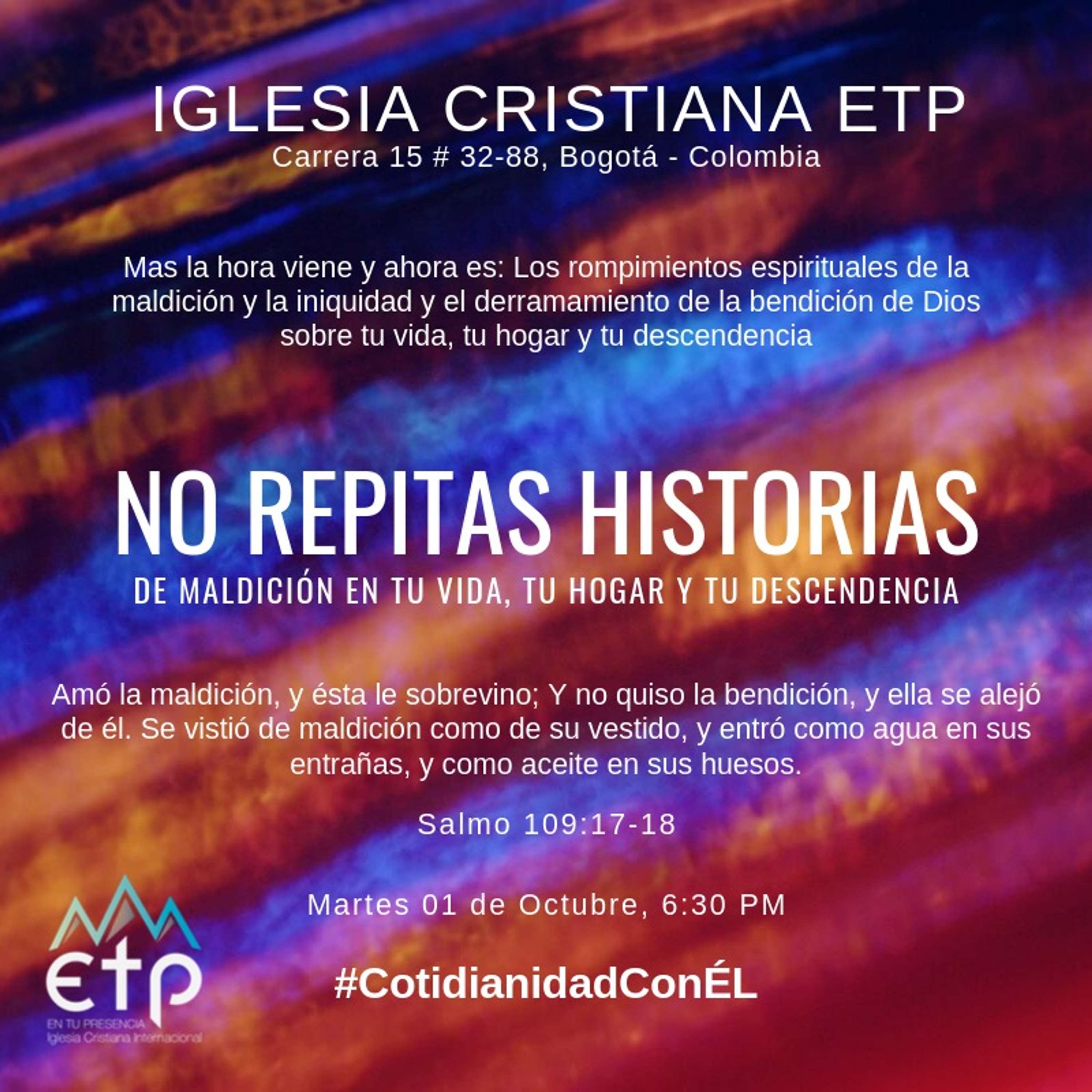 No repitas historias de maldición en tu vida, tu hogar y tu descendencia