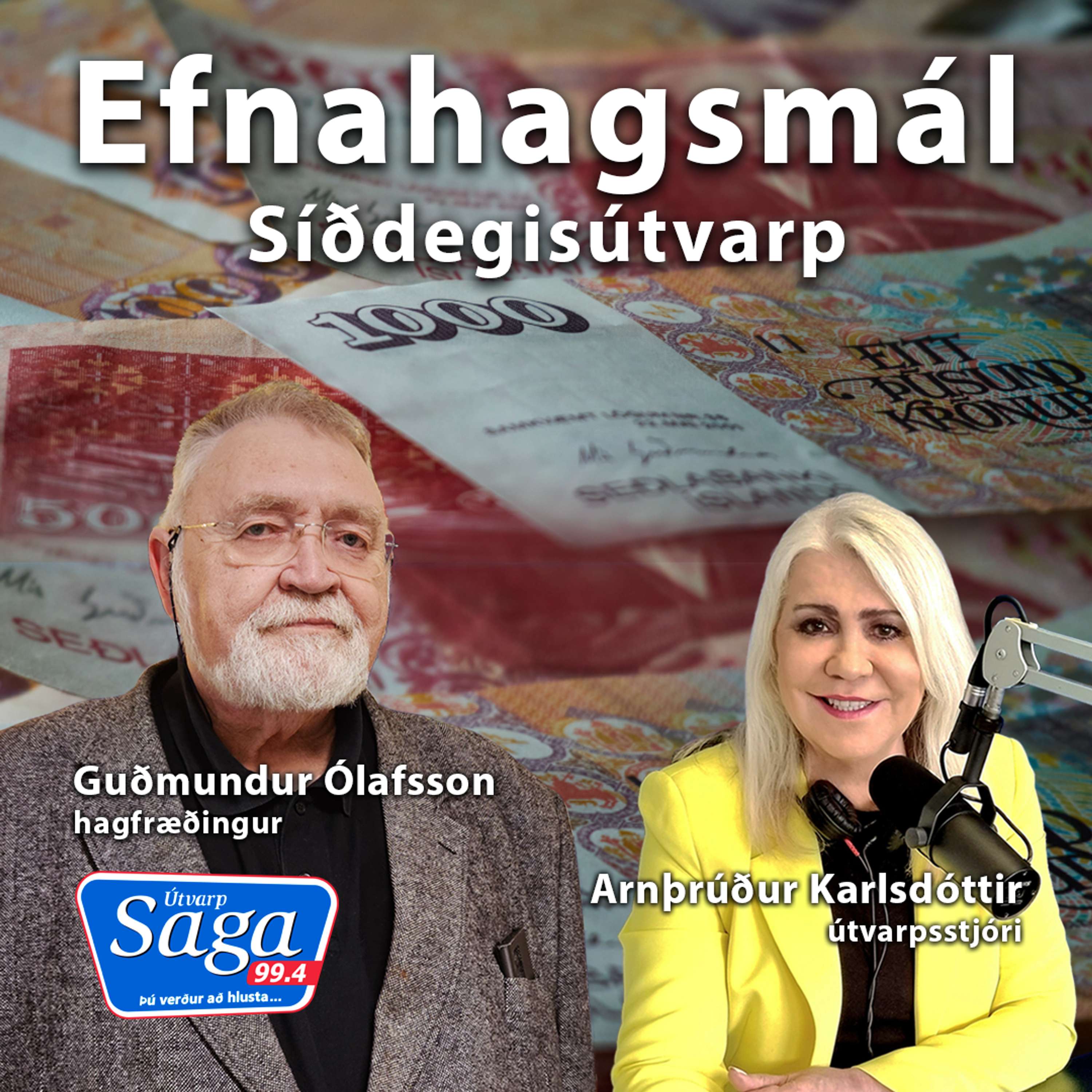 Guðmundur Ólafsson hagfræðingur um stöðuna í efnahagsmálum, verðbólgu og ofurvexti