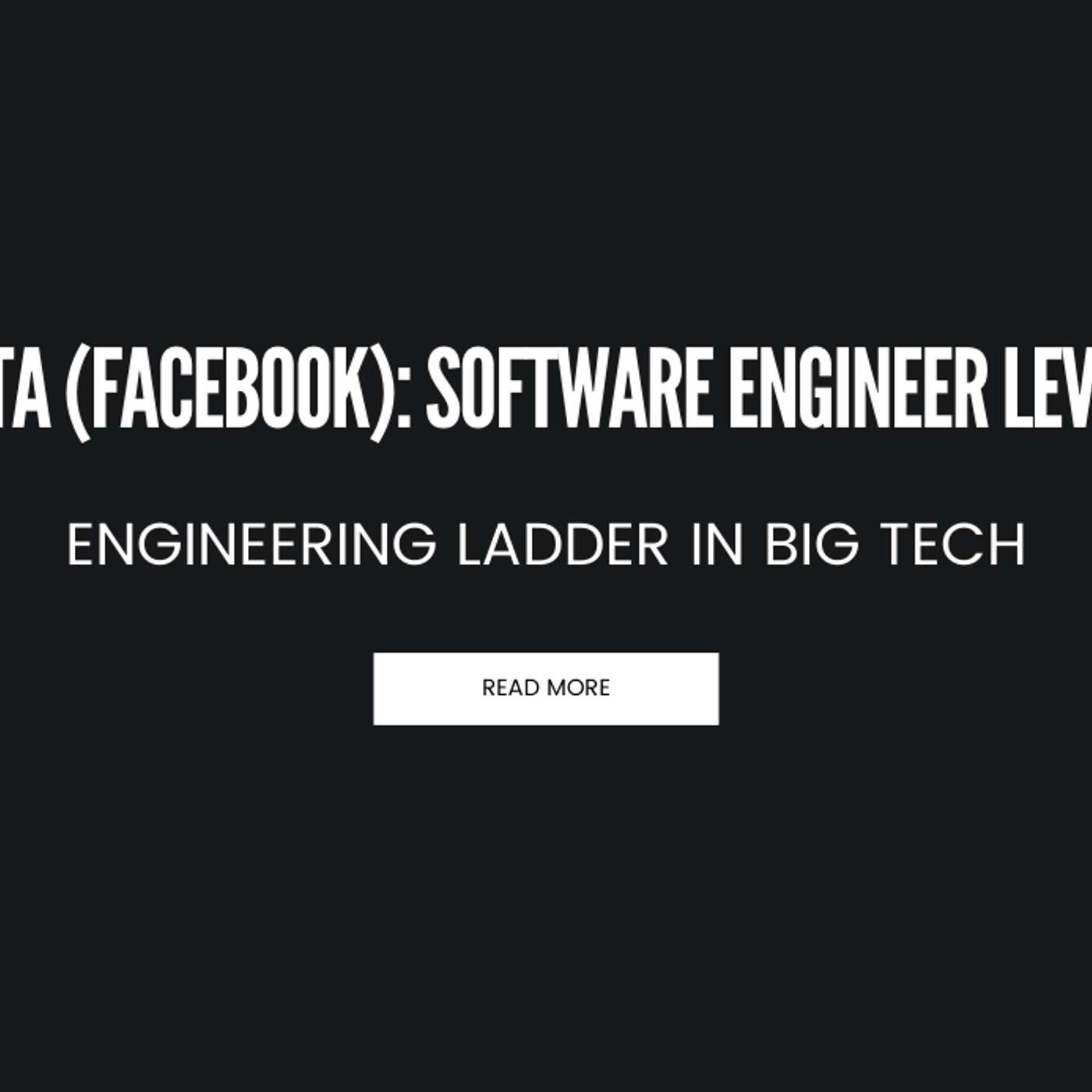 Meta’s Software Engineer Levels Explained