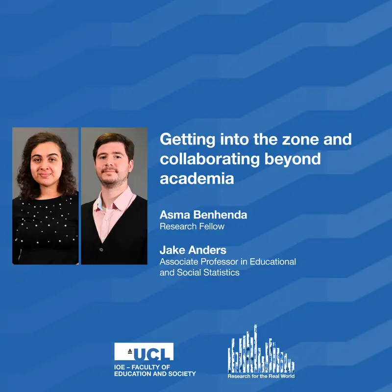 Getting into the zone and collaborating beyond academia | Research for the Real World