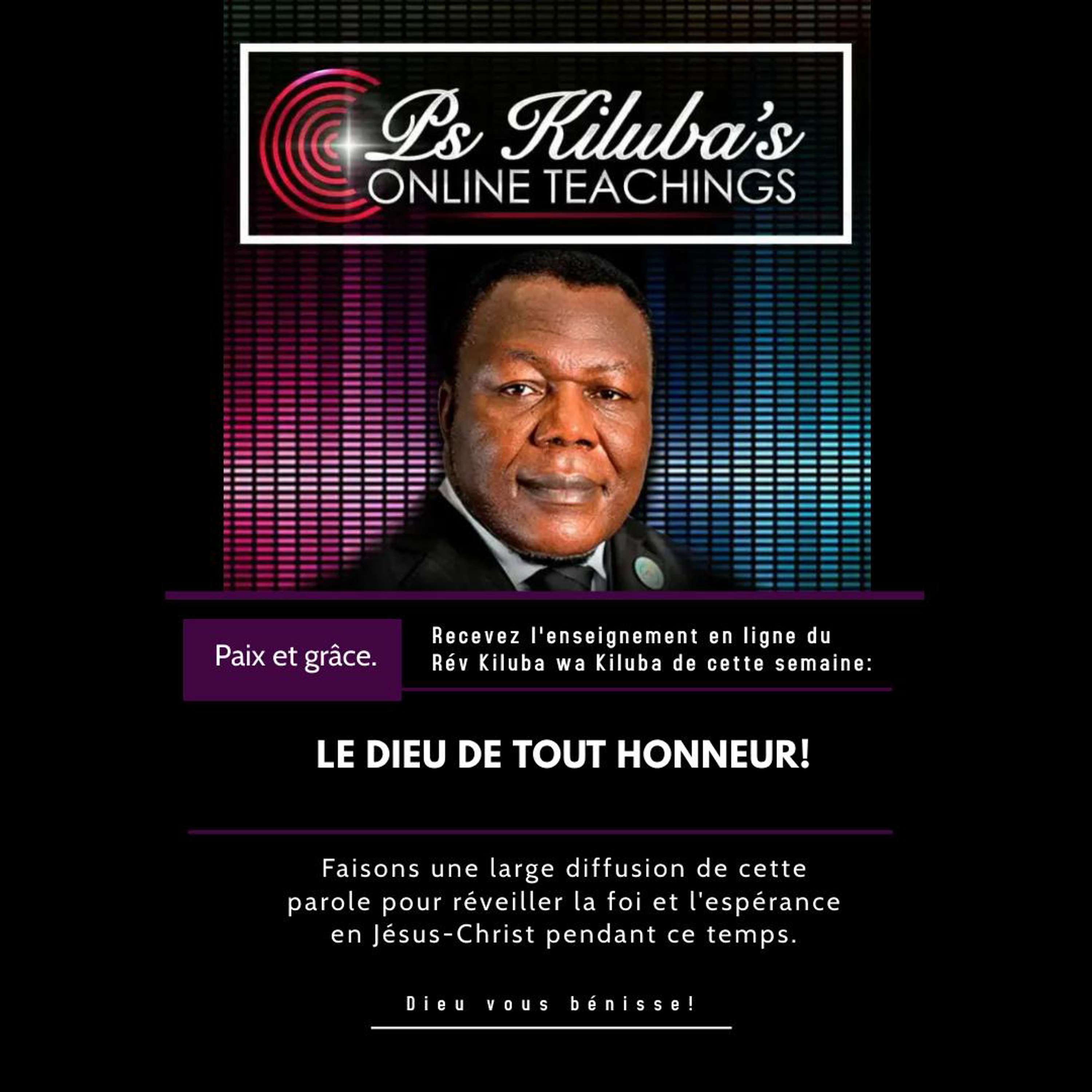 Enseignements en Ligne avec Révérend Kiluba Wa Kiluba