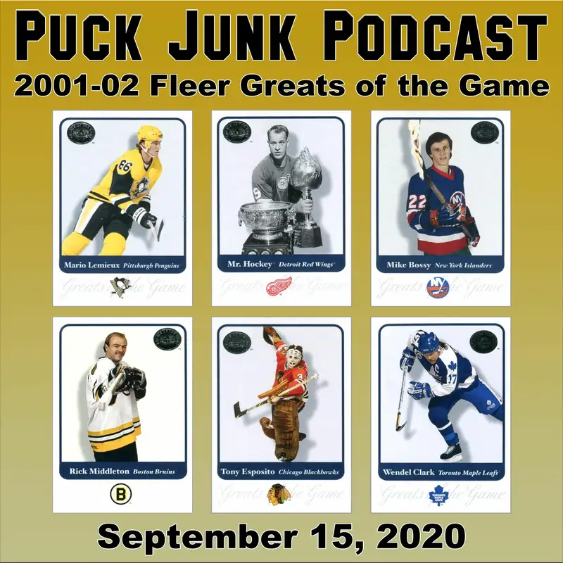 2001-02 Fleer Greats of the Game Hockey Cards