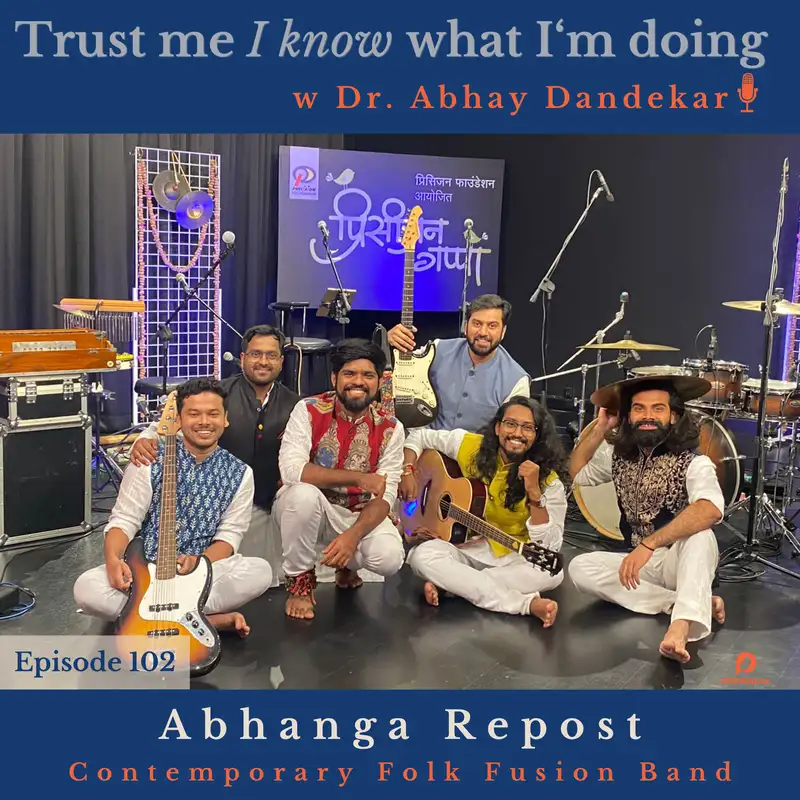 ABHANGA REPOST...on their folk fusion expression of a Marathi tradition, and on removing barrier through their music
