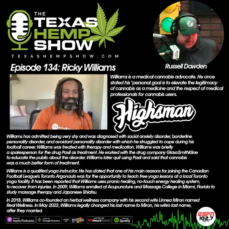 Episode # 134 Ricky Williams