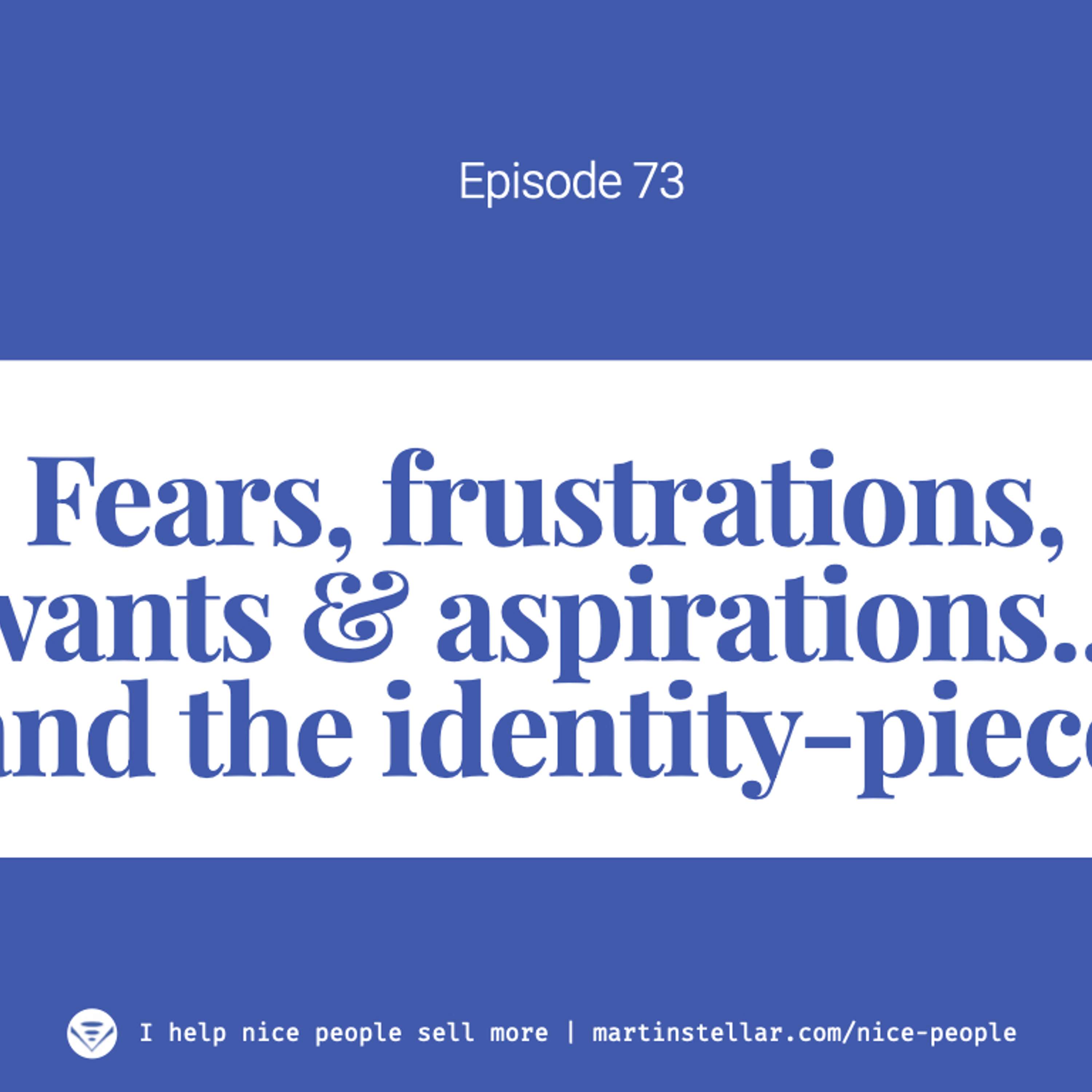 Ep 73: Fears, frustrations, and the case for using 'empathy-lenses' in your sales process