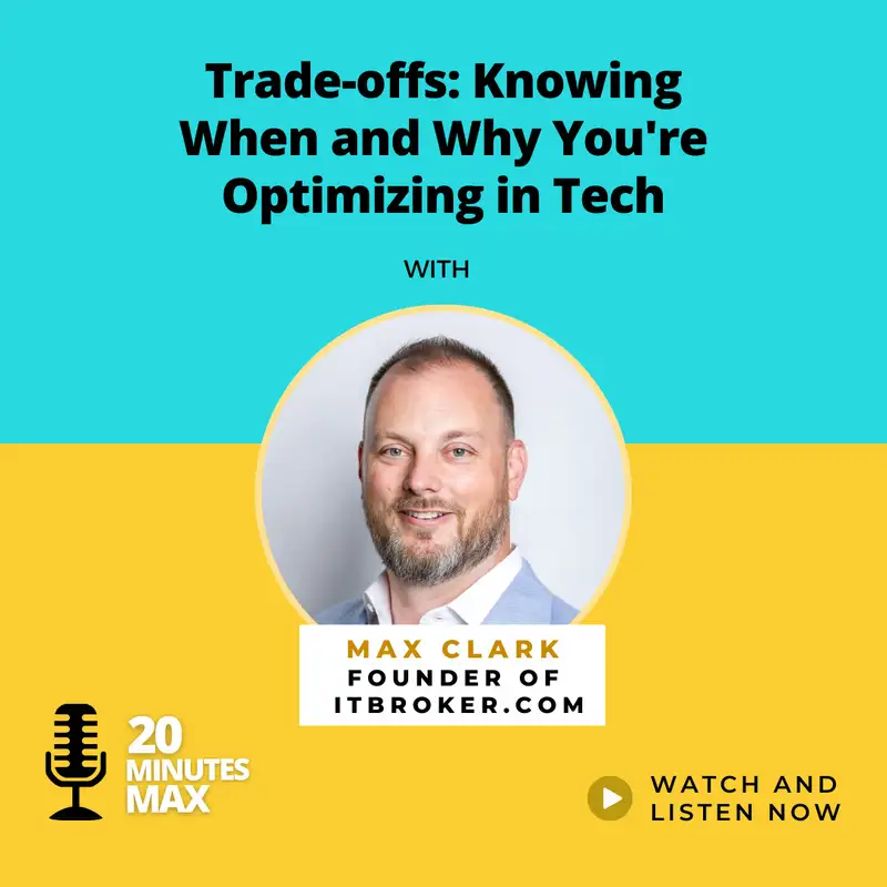 Trade-offs: Knowing When and Why You're Optimizing in Tech 