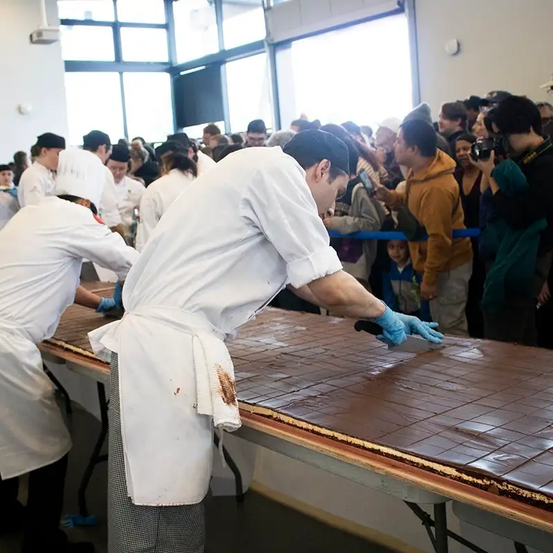 Delicious: World’s largest Nanaimo bar unveiled in the harbour city