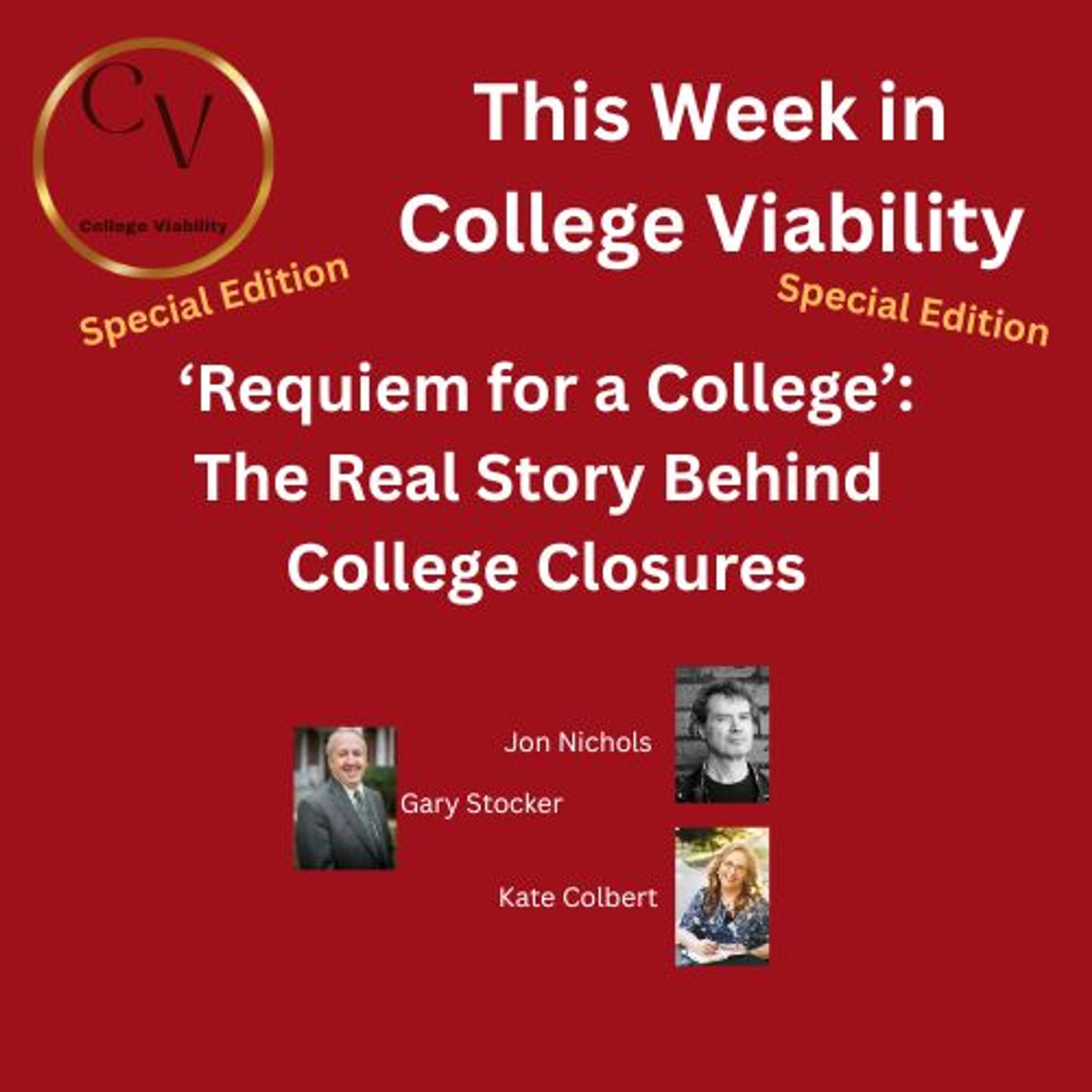 This Week In College Viability (TWICV)