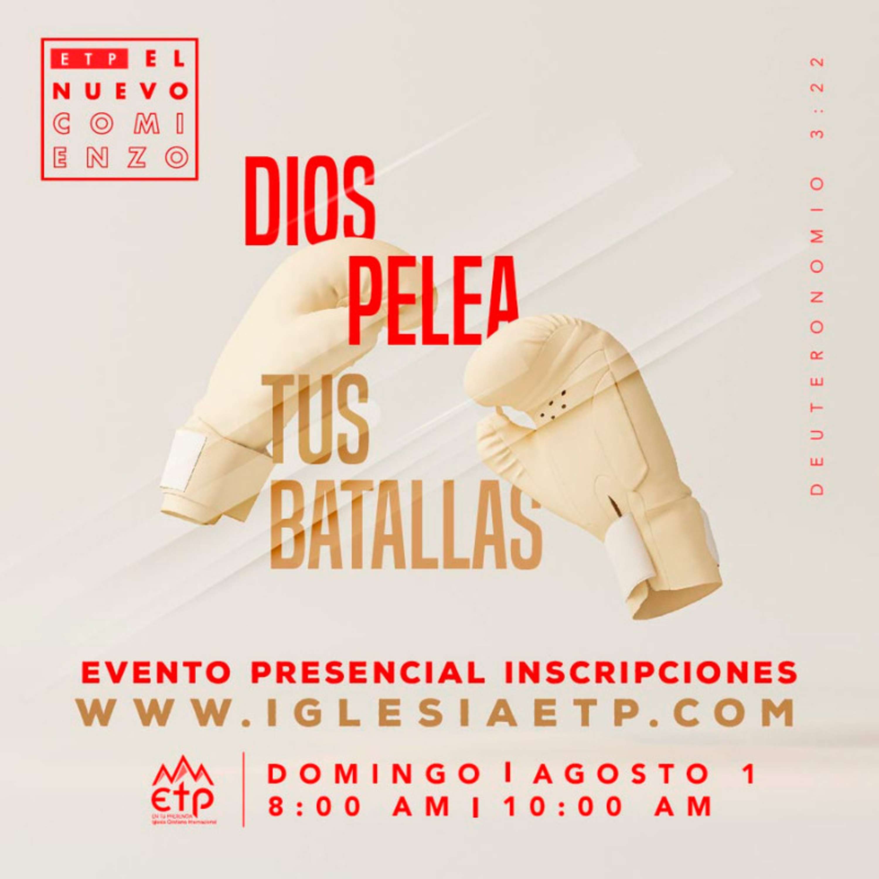 Charlas Pastores Luis Salas y Jeannette Noguera, Iglesia ETP