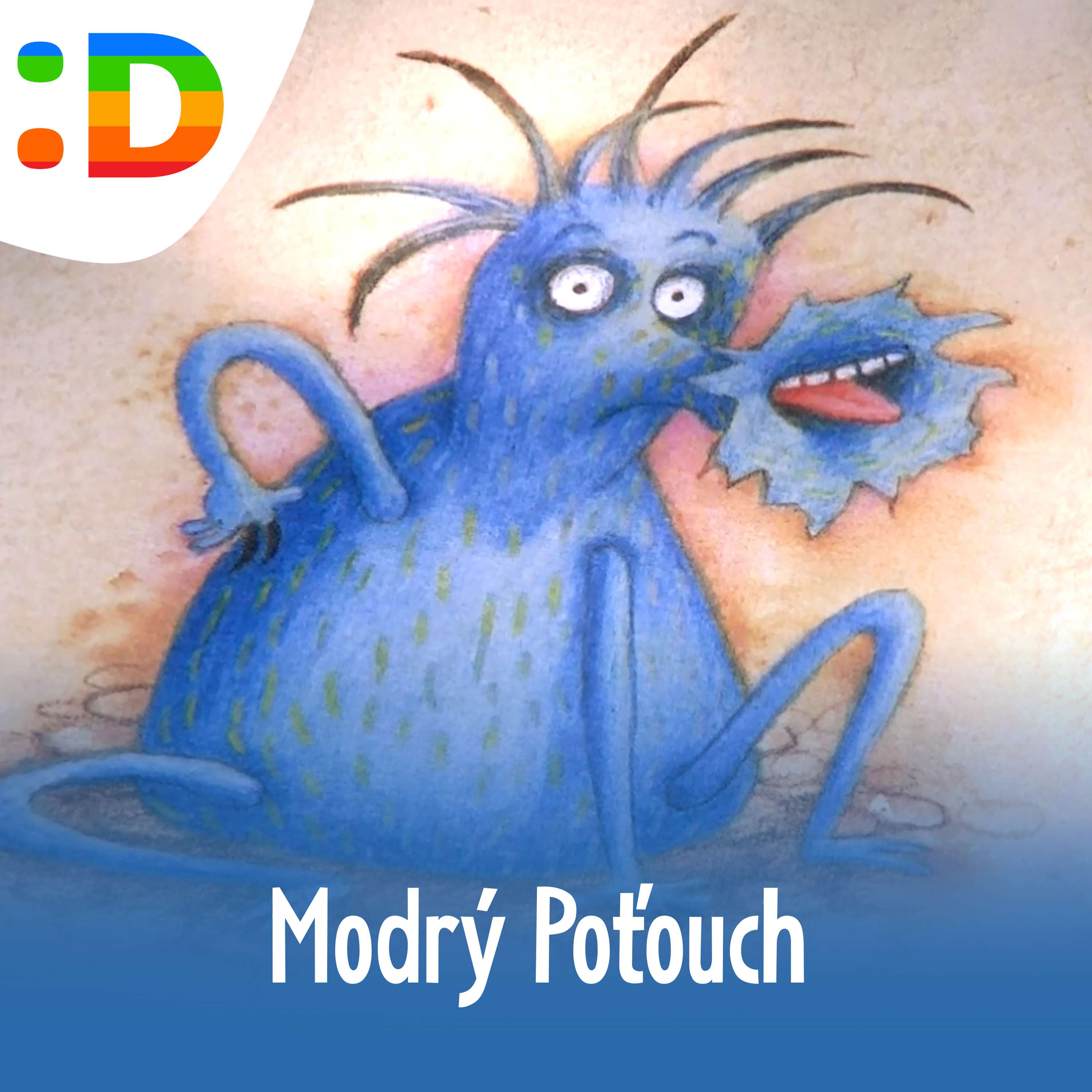 Modrý poťouch