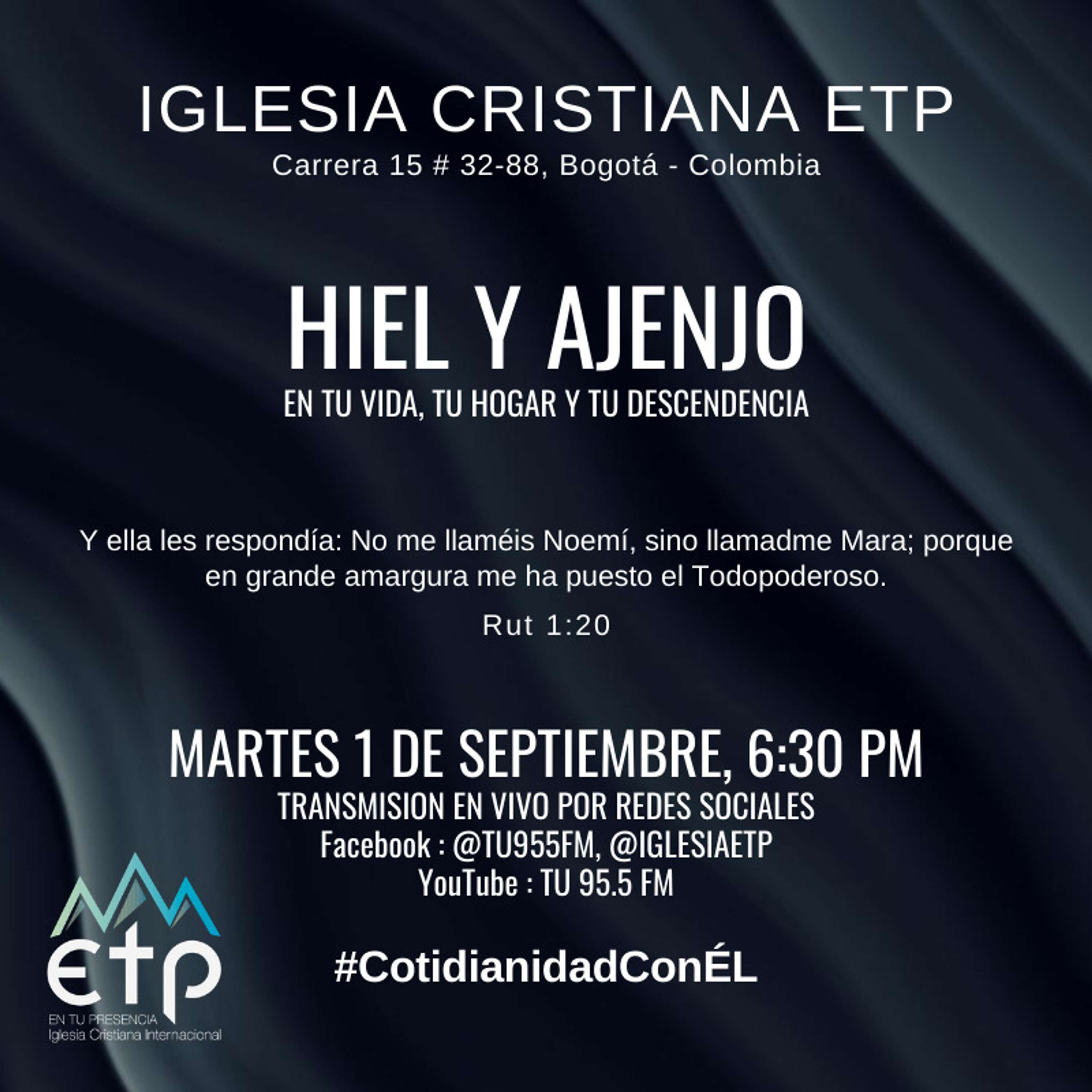 Charlas Pastores Luis Salas y Jeannette Noguera, Iglesia ETP