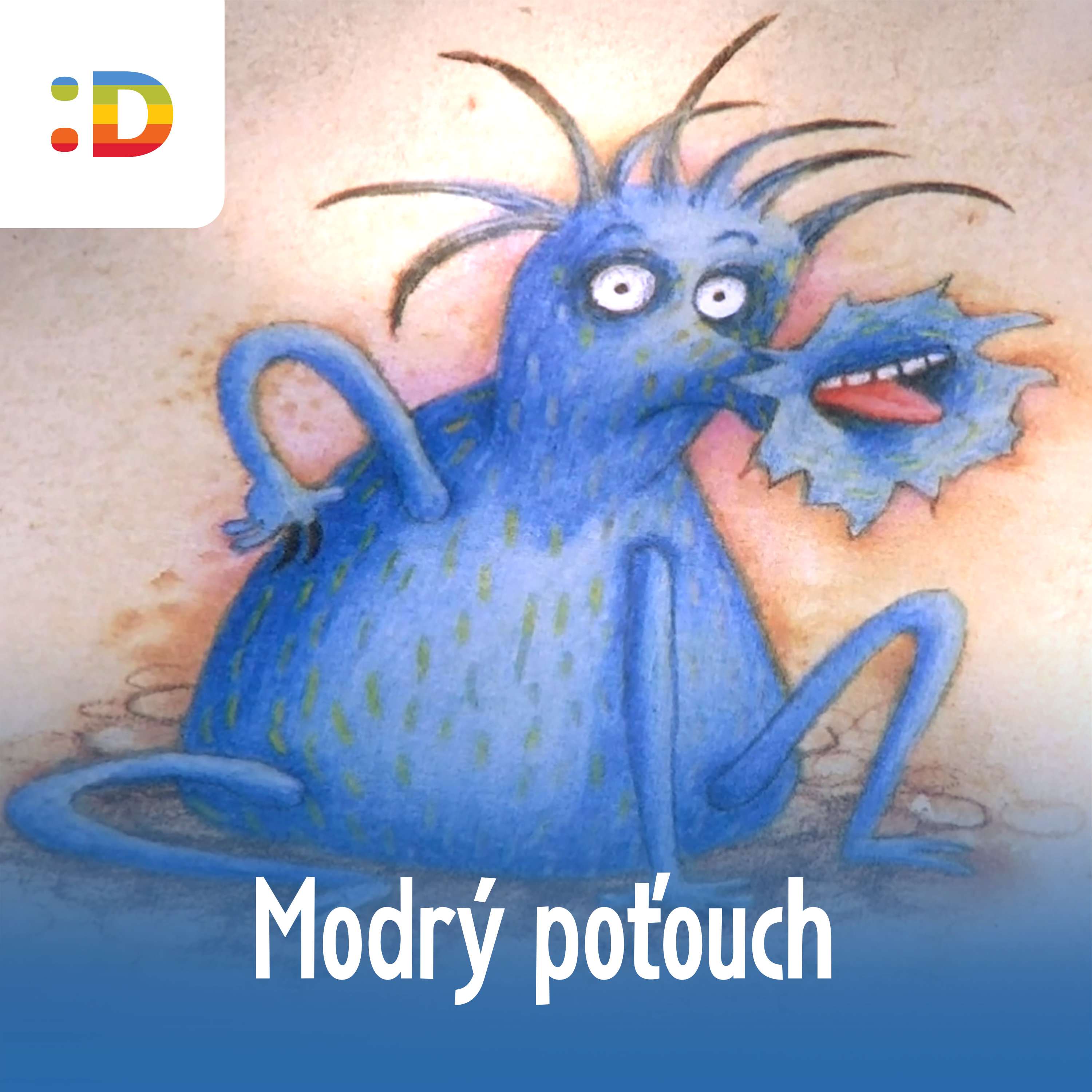 Modrý poťouch