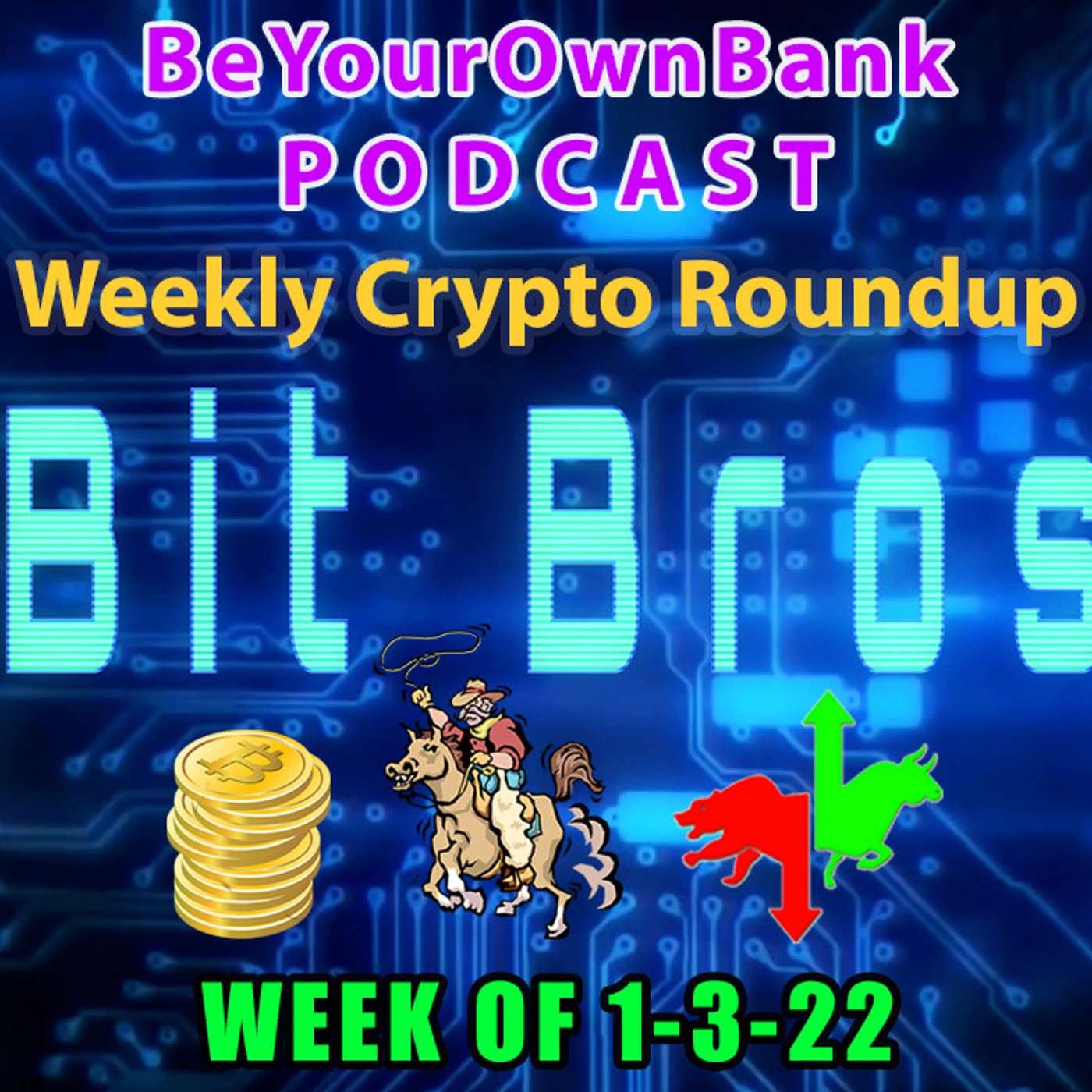 CRASH DUMMIES | BeYourOwnBank Podcast | Weekly Crypto Roundup: 1-3-22