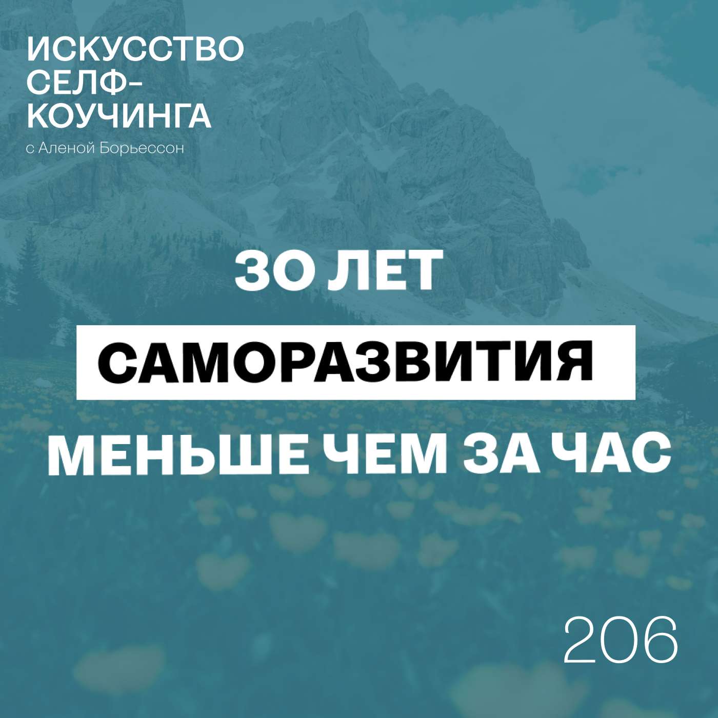 206. 30 лет саморазвития меньше чем за час: ошибки, открытия и то, что действительно работает