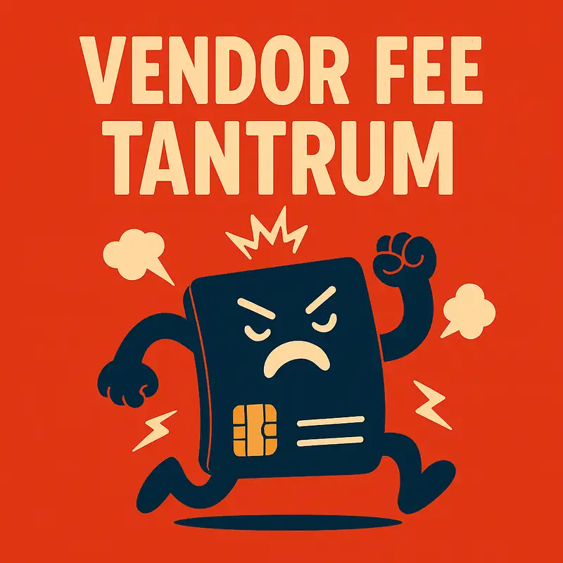 Vendor Fee Tantrum