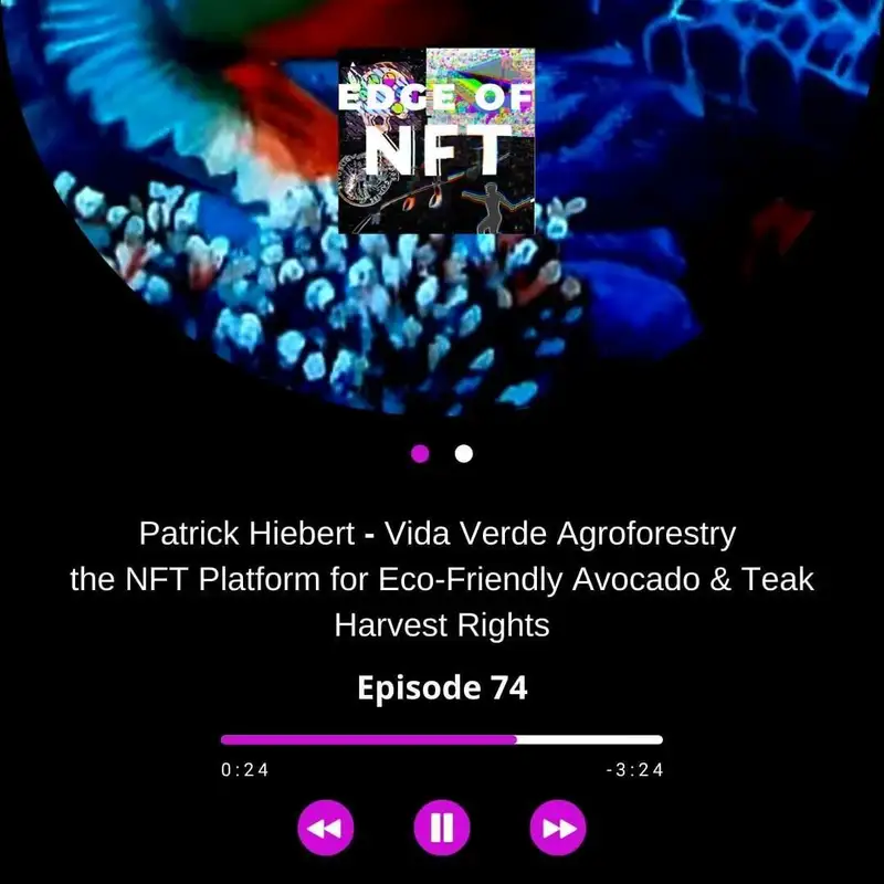 Patrick Hiebert Of Vida Verde, The Platform For Eco-Friendly Avocado & Teak Harvest Rights NFTs (Recorded From Miami Crypto Experience)