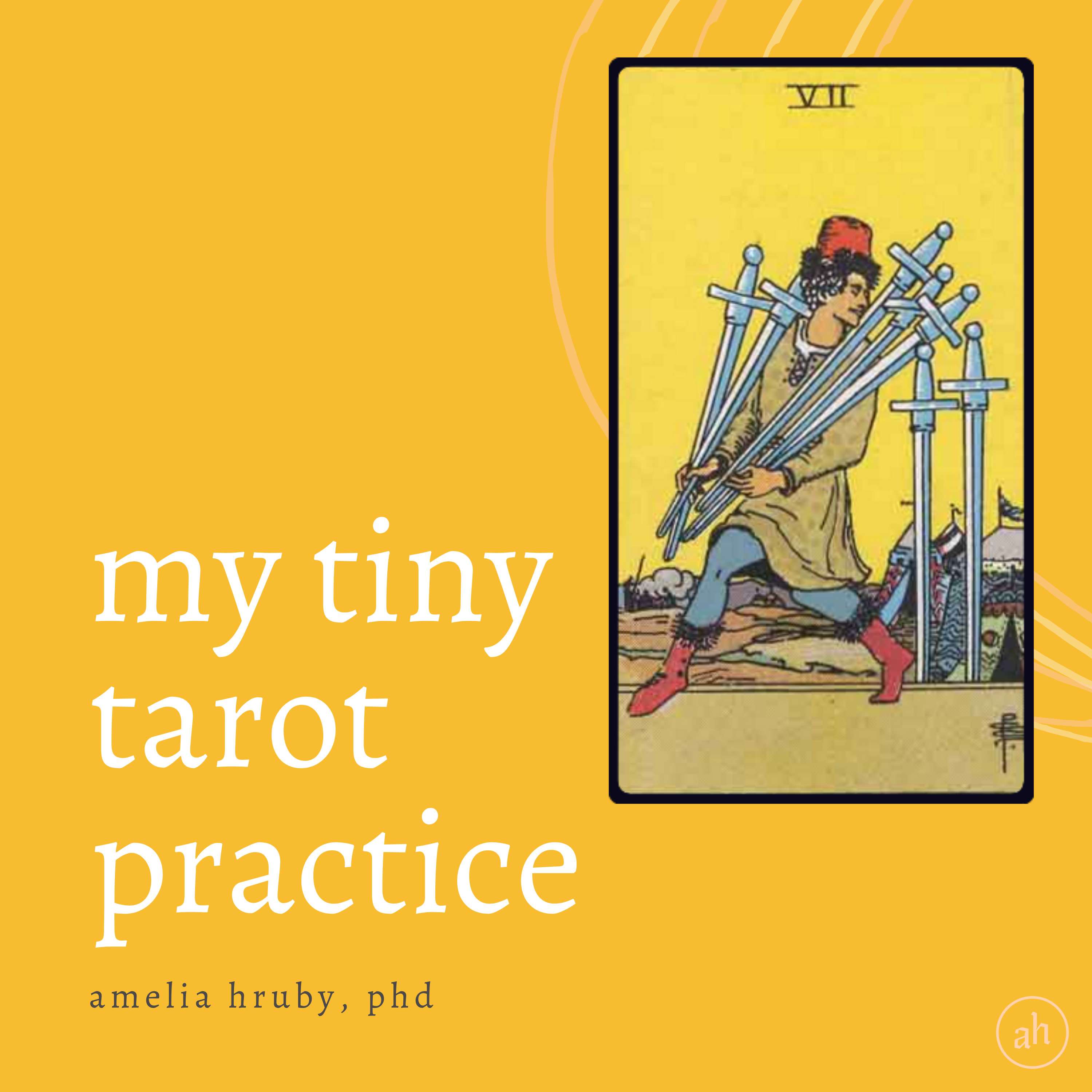 my tiny tarot practice