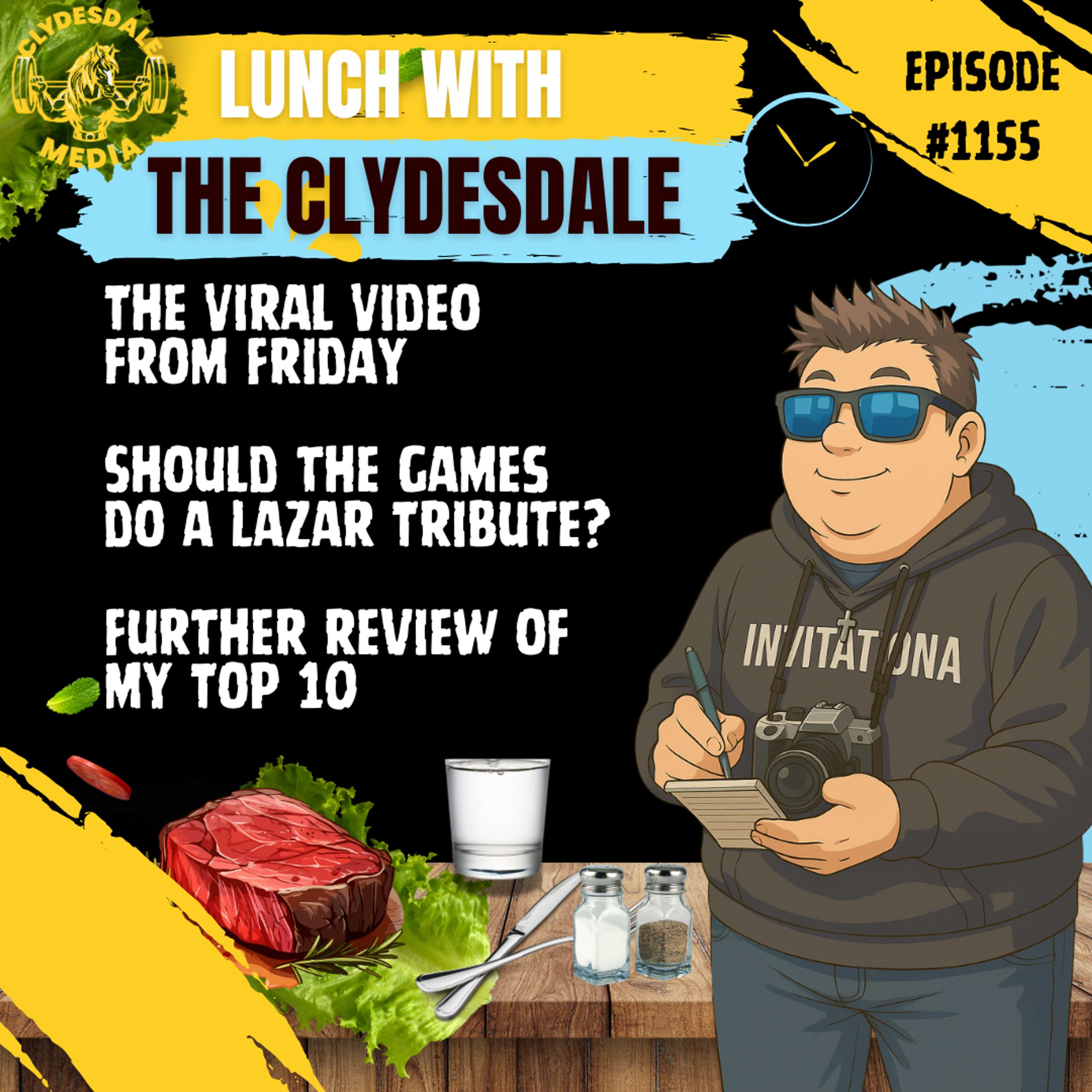 Lunch with the Clydesdale - Should there be a Lazar Tribute at this year's CrossFit Games