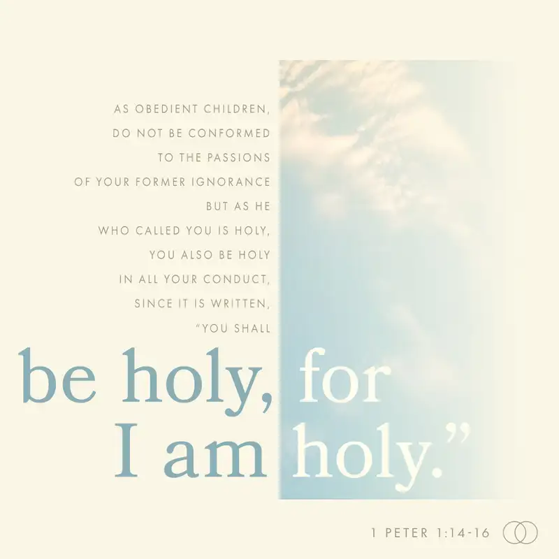 Holiness: Be Holy (East)