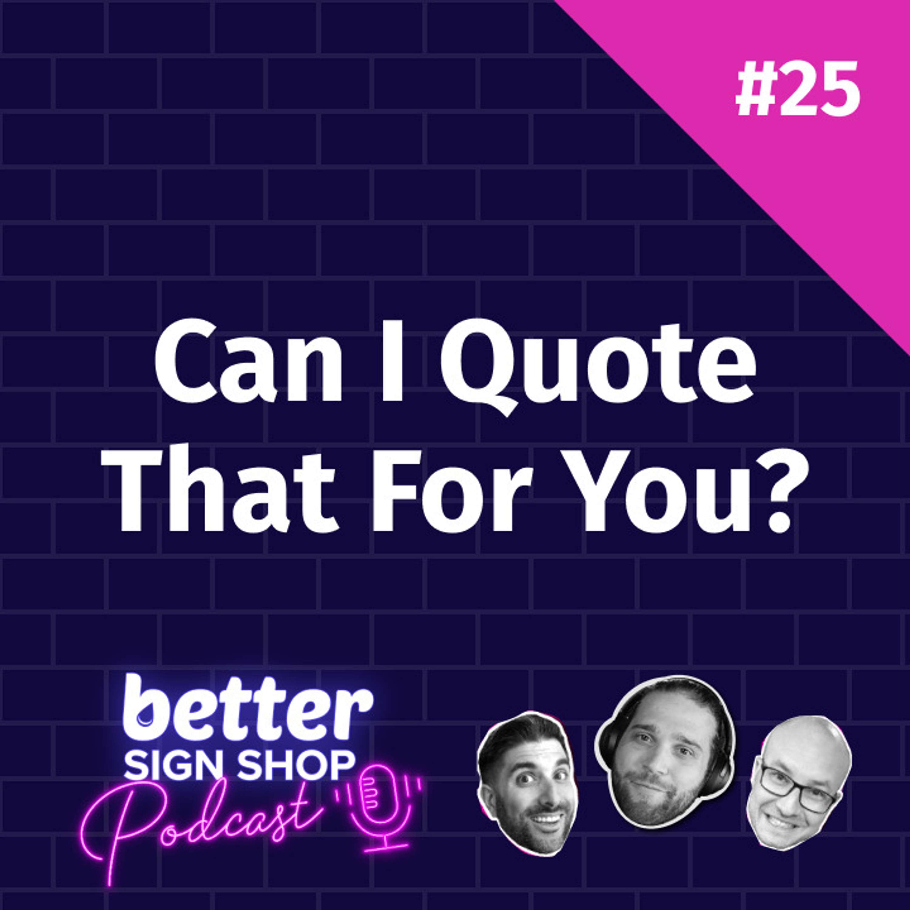 Can I Quote That For You? // Evan Zebley of EZ Signs