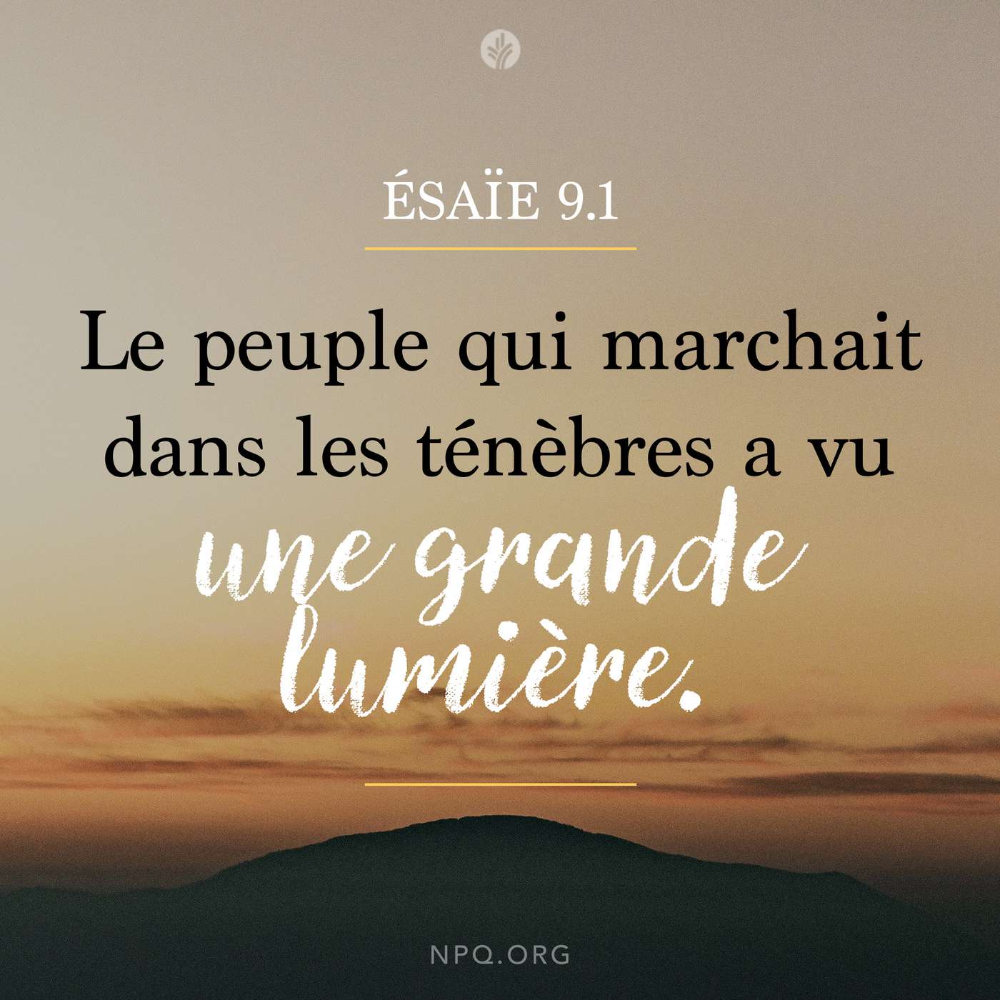 Sortir des ténèbres