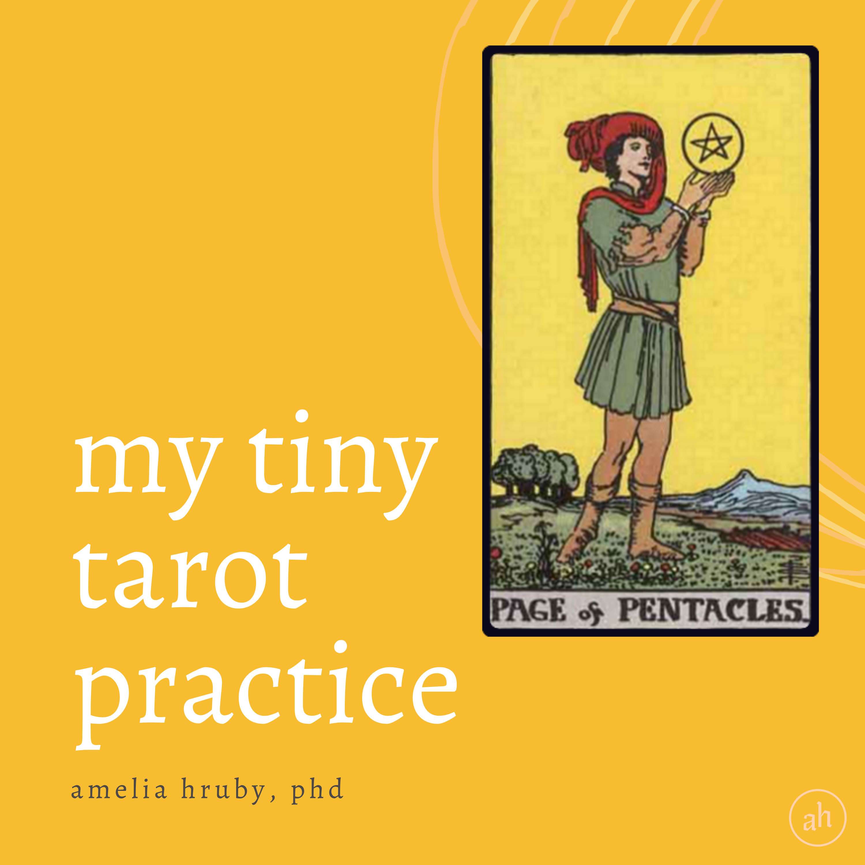 my tiny tarot practice