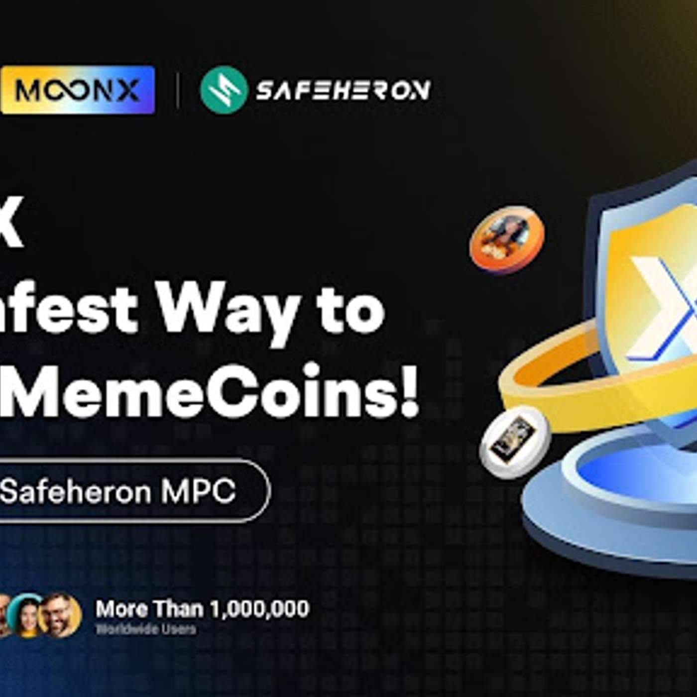BYDFi Partners With Safeheron To Launch MoonX, The Ultimate Platform For Secure MemeCoin Trading