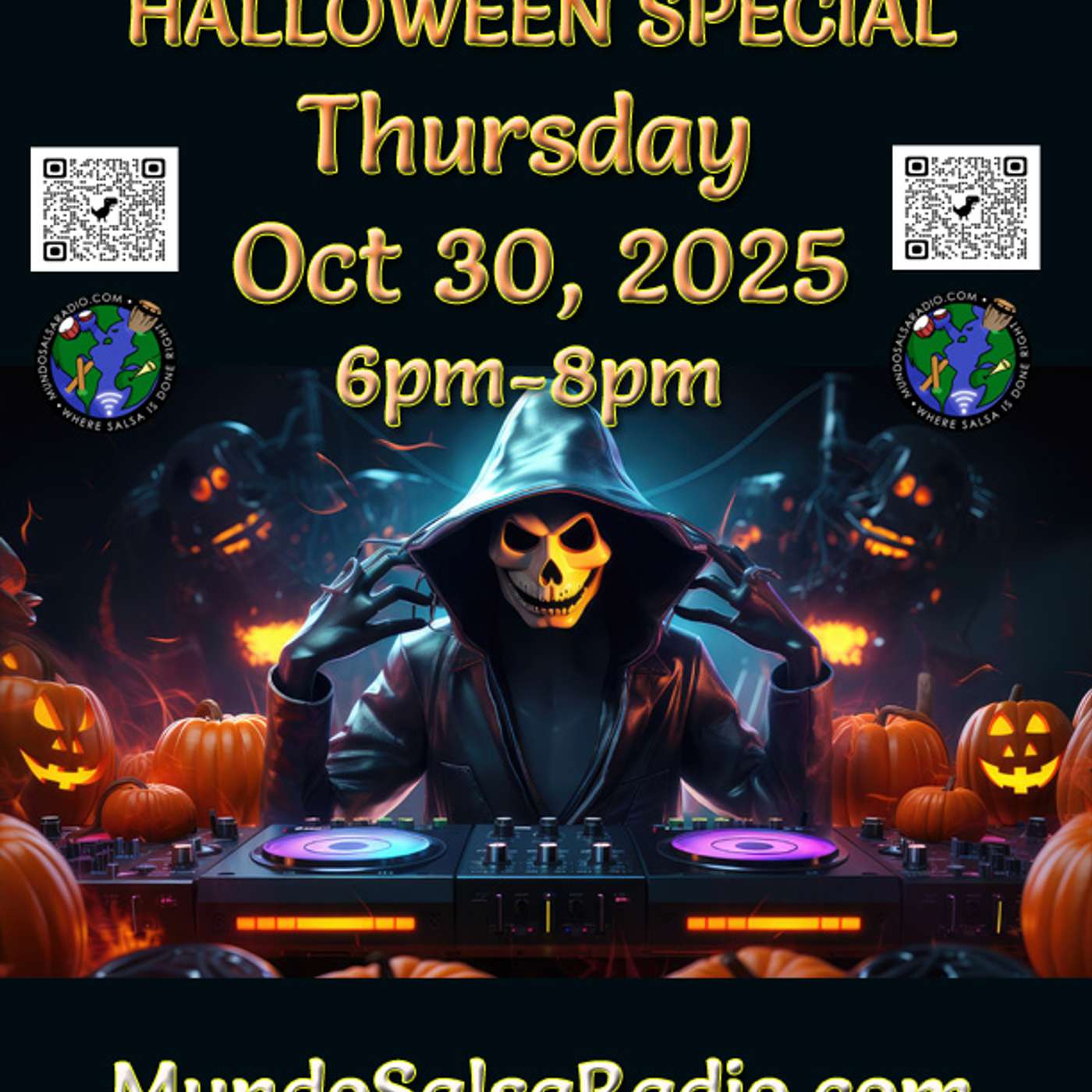 SalSonando La Salsa DJ Eddie Oct 30 2025 Show # 110 Halloween SalSonando La Salsa DJ Eddie Oct 30 2025 Show # 110 Halloween