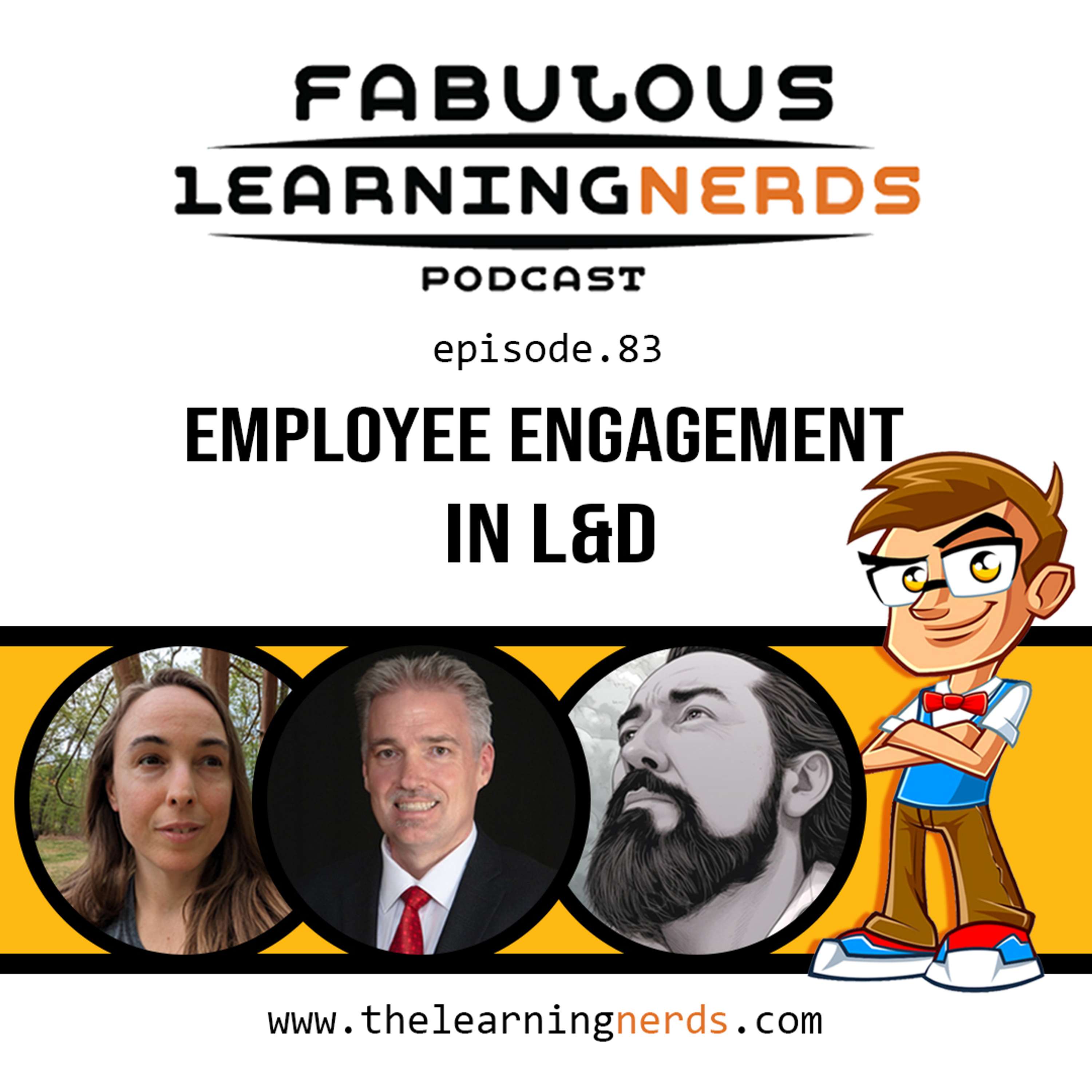 Episode 83 - Employee Engagement in LND - podcast episode cover