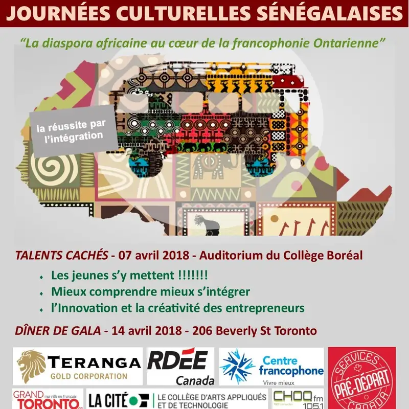 Découvrez le programme des Journées culturelles sénégalaises à l’initaitive de SenOntario