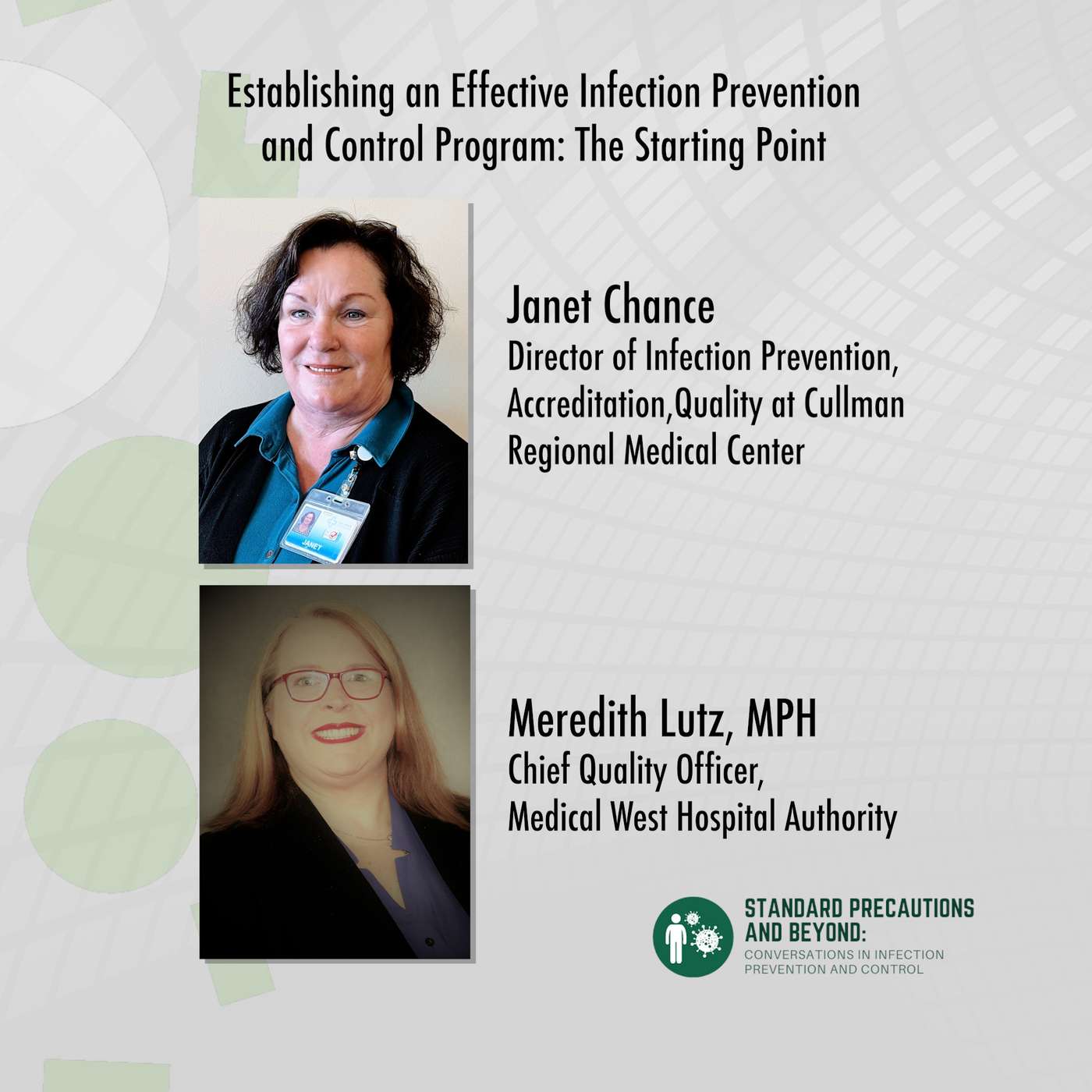 Establishing an Effective Infection Prevention and Control Program: The Starting Point