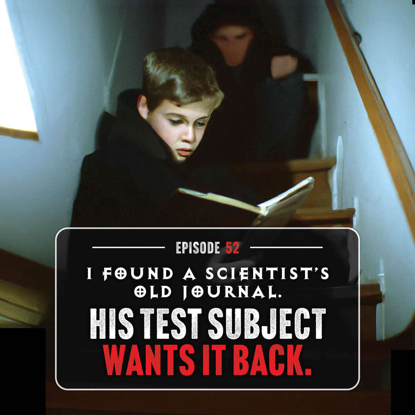 Episode 52: I found a scientist's old journal. His test subject wants it back.