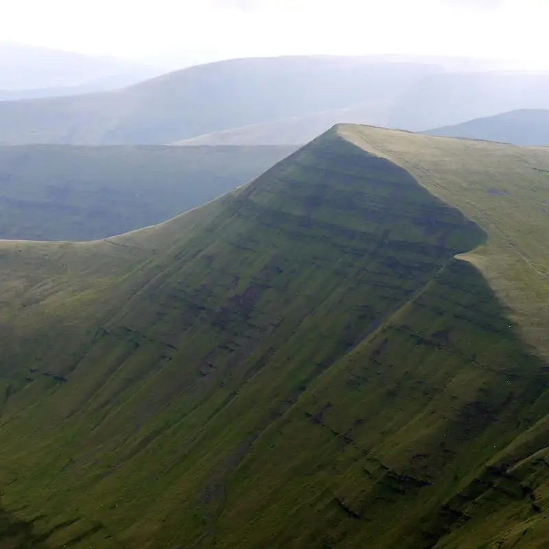 on the way up pen y fan