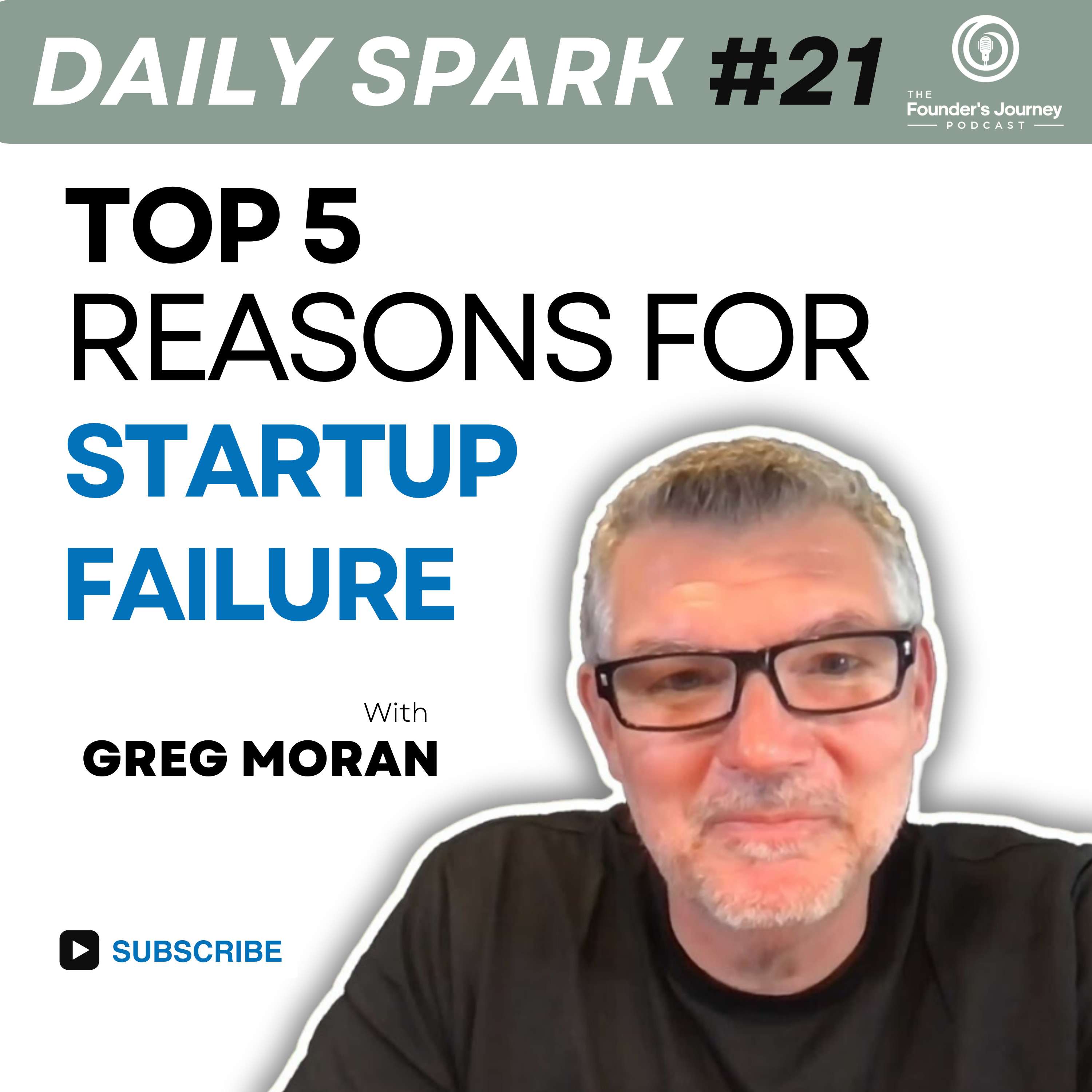 Top 5 Reasons for Startup Failure | TFJ DS E21