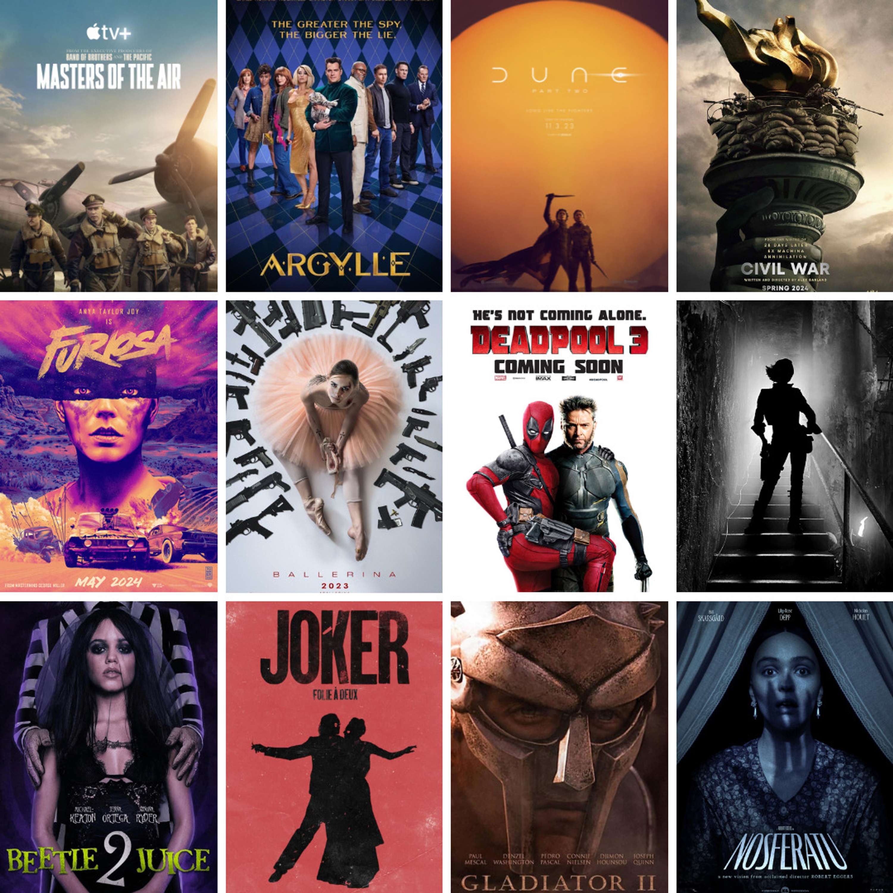 2024 New Movies and Streaming