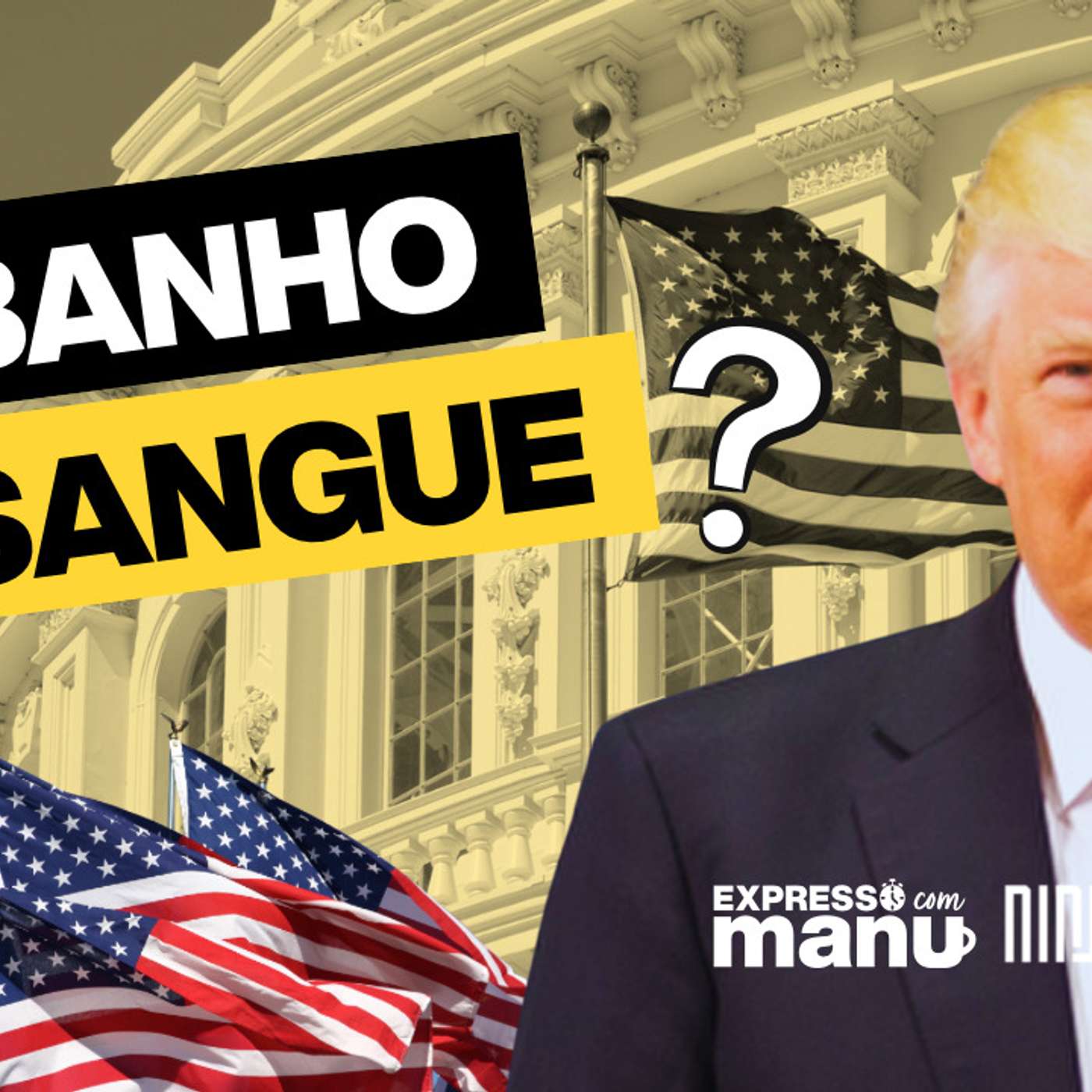 TRUMP SUGERE QUE HAVERÁ BANHO DE SANGUE CASO PERCA AS ELEIÇÕES