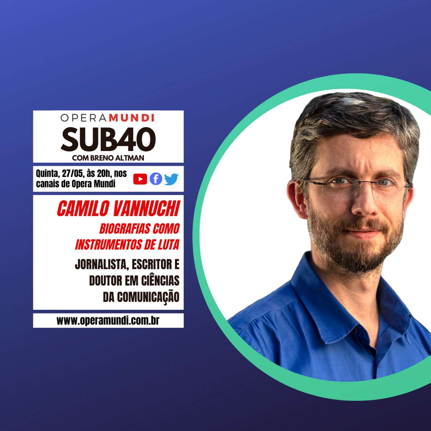Entrevistando Camilo Vannuchi: Biografias como instrumento de luta episode artwork