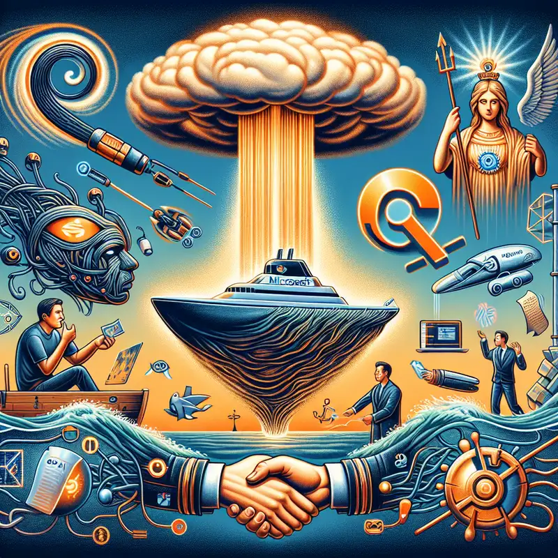 Titan Submersible Tragedy and OceanGate Controversy, Elon Musk vs OpenAI Update, Microsoft and OpenAI's Oracle Partnership, Apple's AI-Boosted Surge, Cybersecurity Concerns, and Google AI's Impact on Blogging