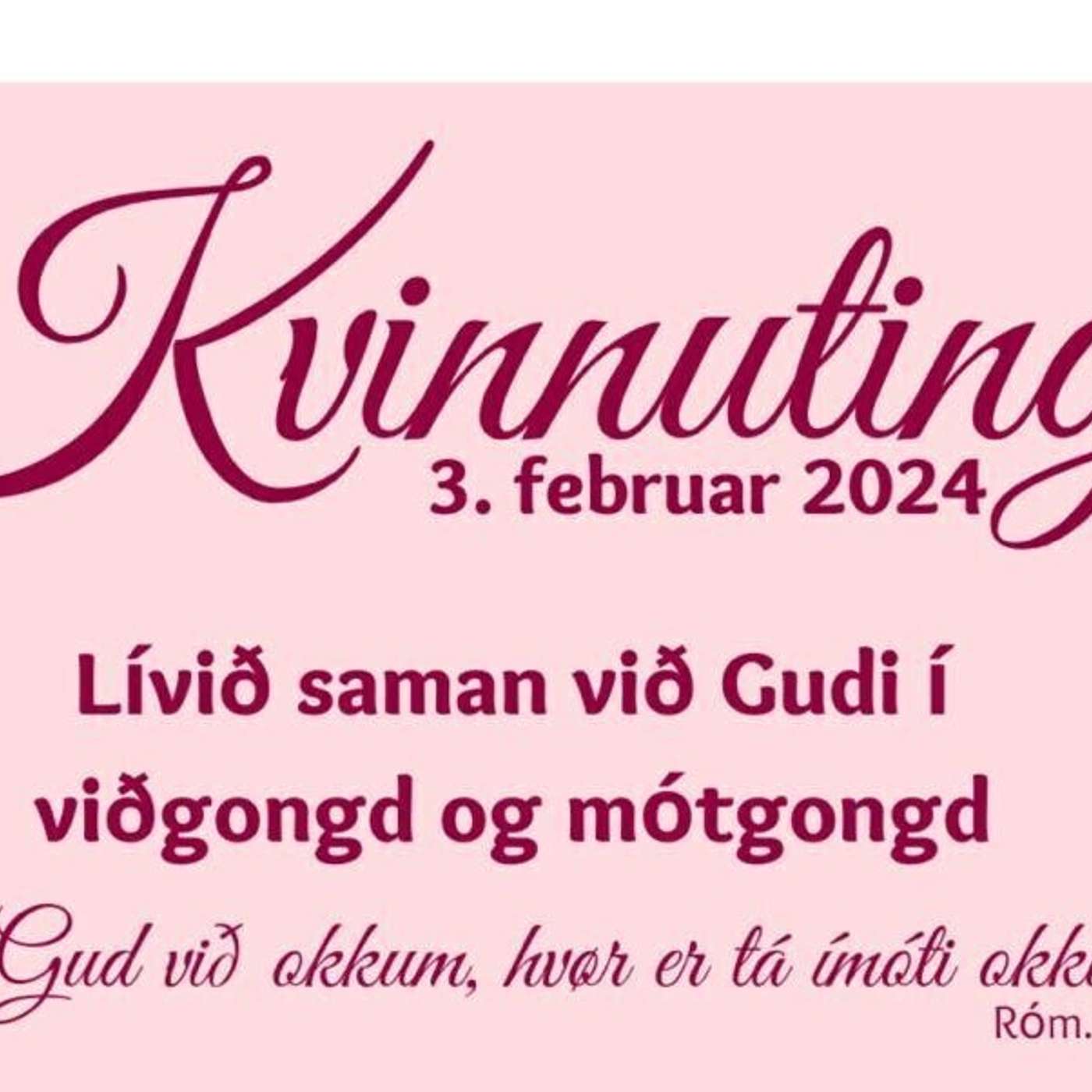 Morgunsending - 19. jan. 2024 - Tórhild Bjarkhamar prátar um Kvinnuting 2024