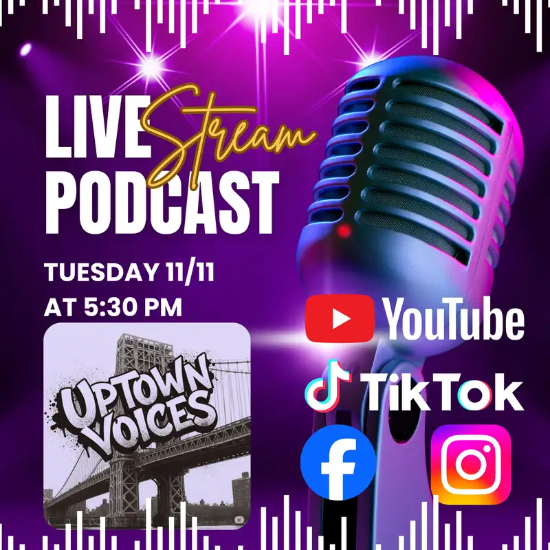 All The Way Live From Washington Heights, Nov 11, 2025 5:30 pm - Black and Blanco 