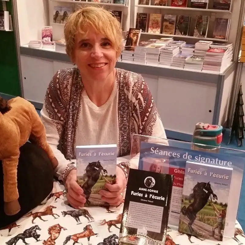 Furies à l'écurie, premier livre de Ghislaine Thibaqult!