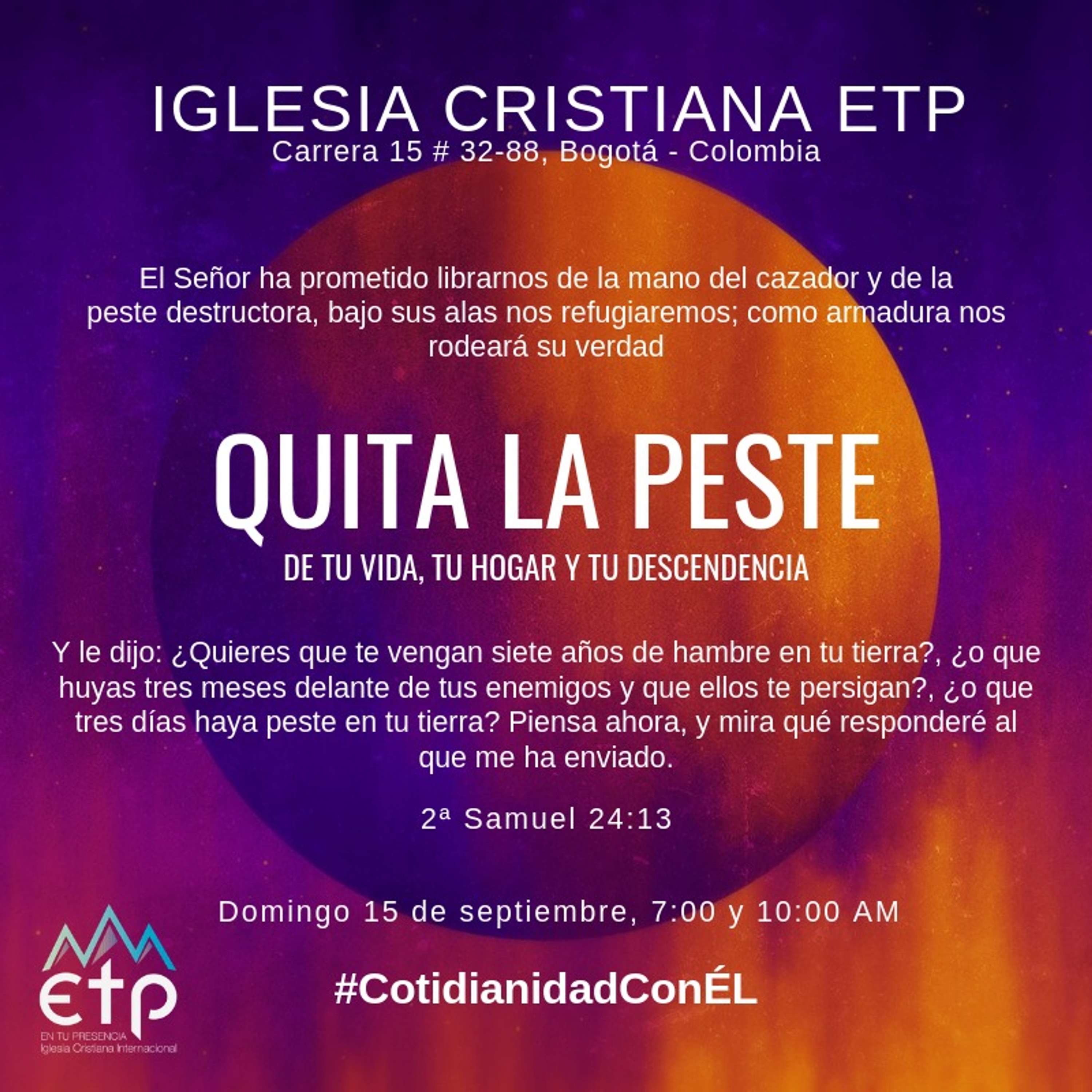 Quita la peste de tu vida, tu hogar y tu descendencia