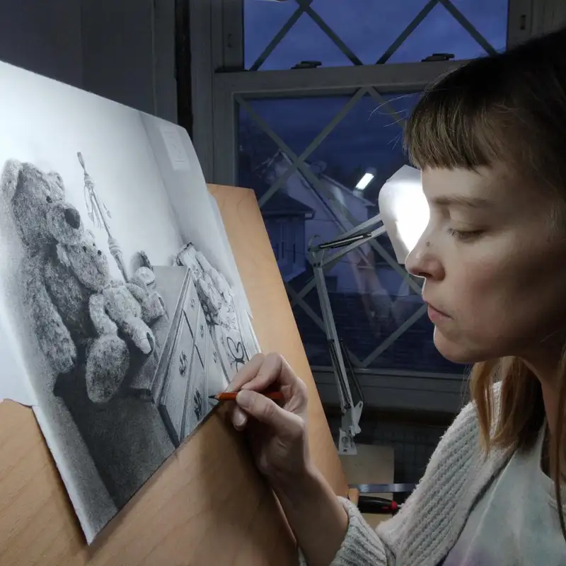 Seeing Through Charcoal: Unveiling Erin Fostel's Captivating Art Journey in Baltimore