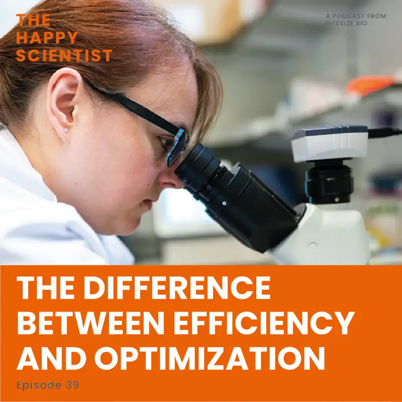 The Difference Between Efficiency and Optimization