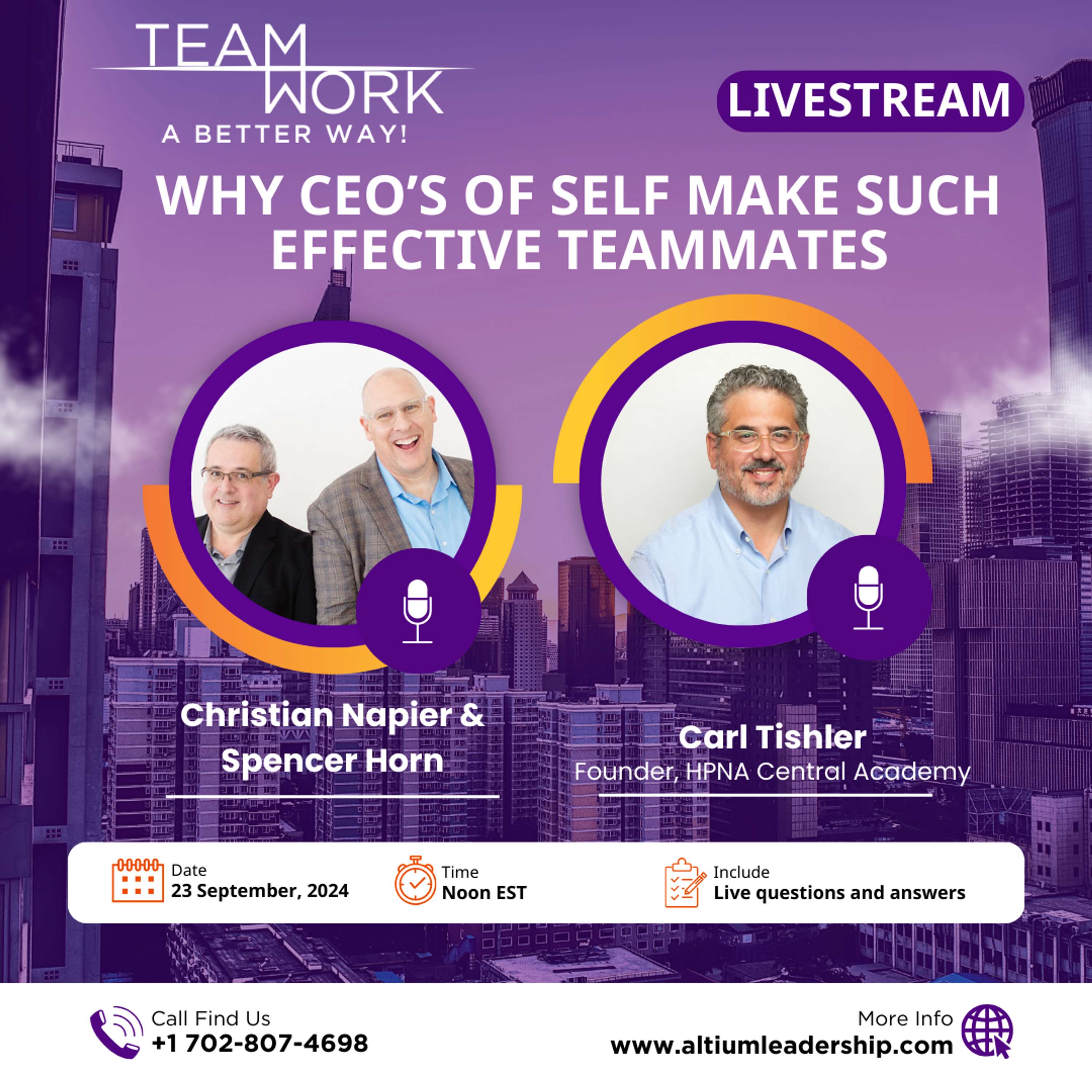 Why CEO's of Self Make Such Effective Teammates - podcast episode cover