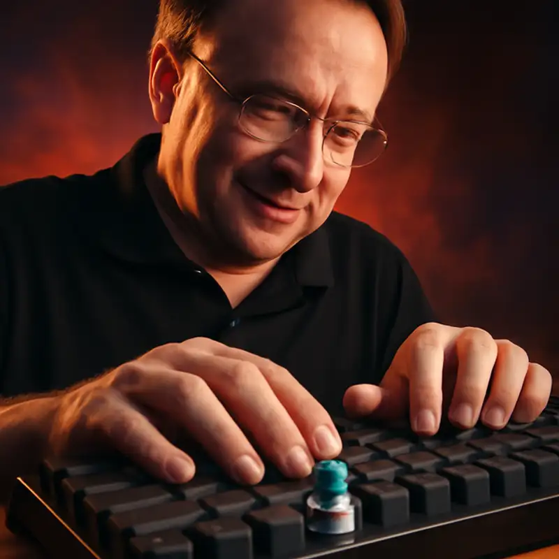 From Quiet to Clack: Linus Torvalds Returns to Cherry MX Blues for Better Typing Accuracy