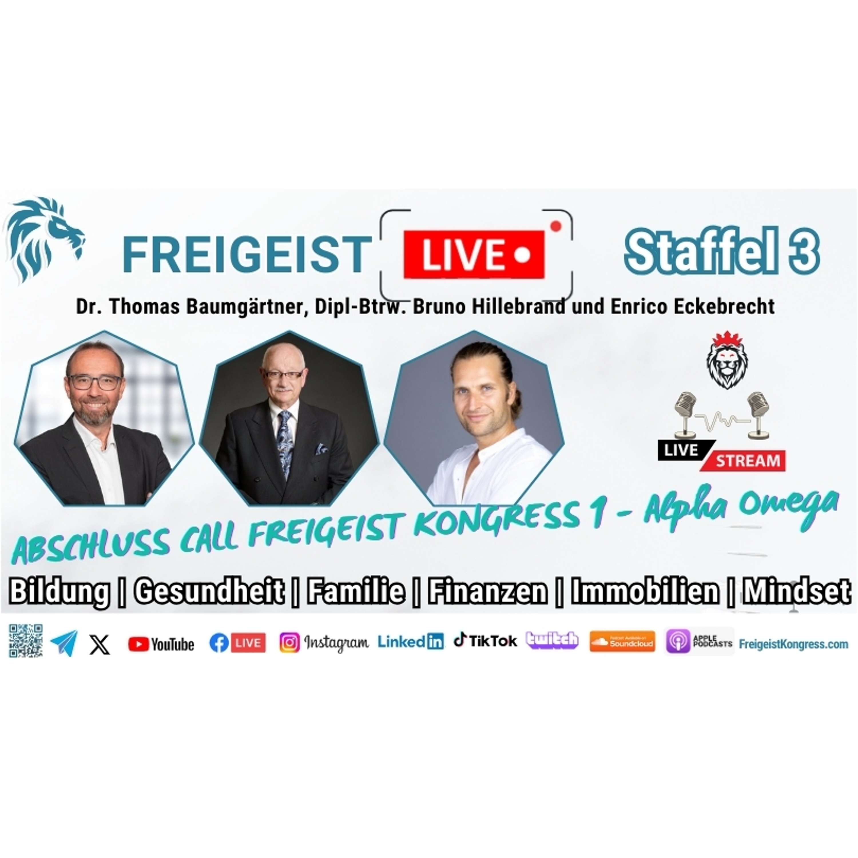 FREIGEIST LIVE CALLS
